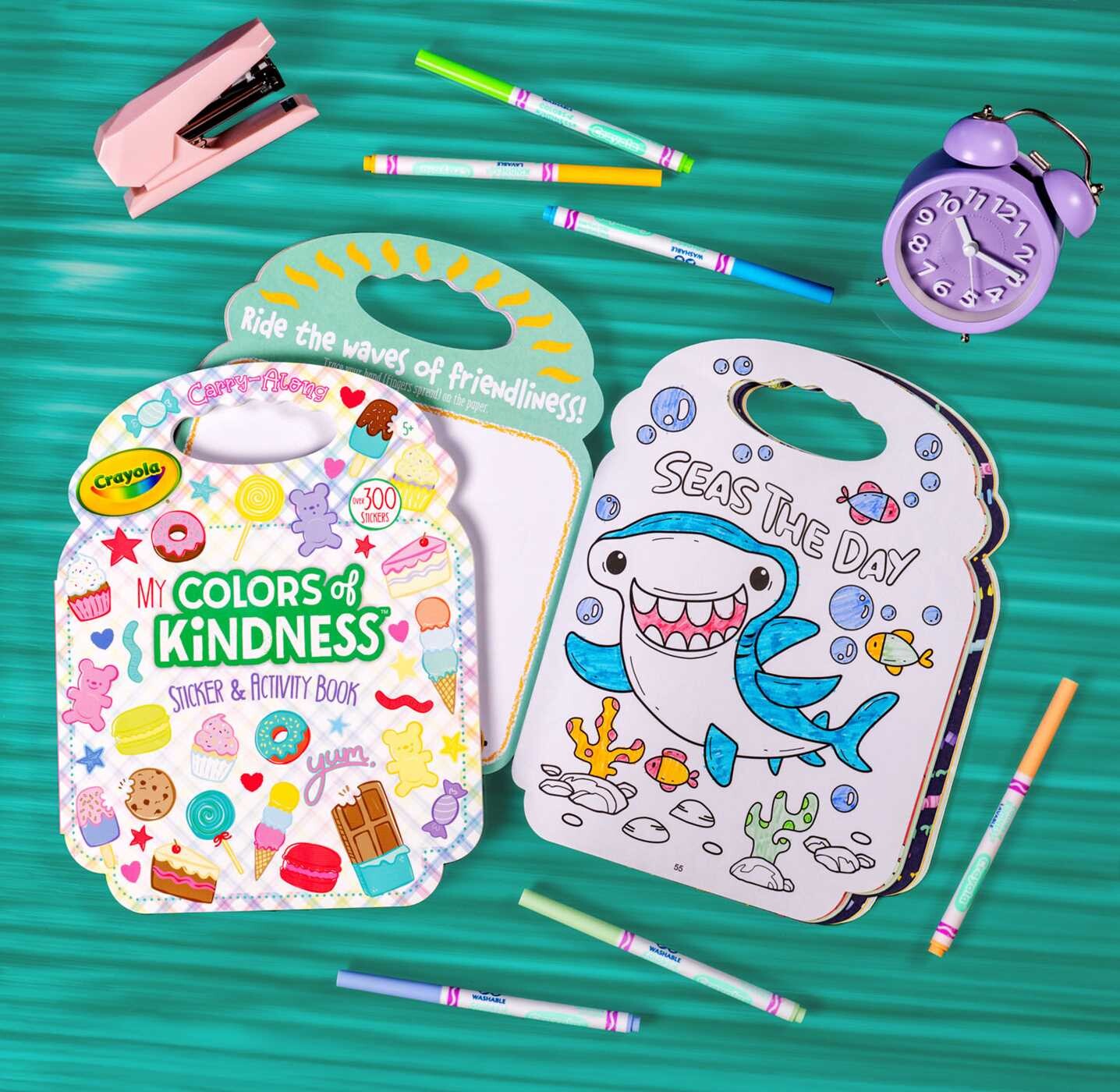Crayola My Colors of Kindness Sticker and Activity Purse Book by