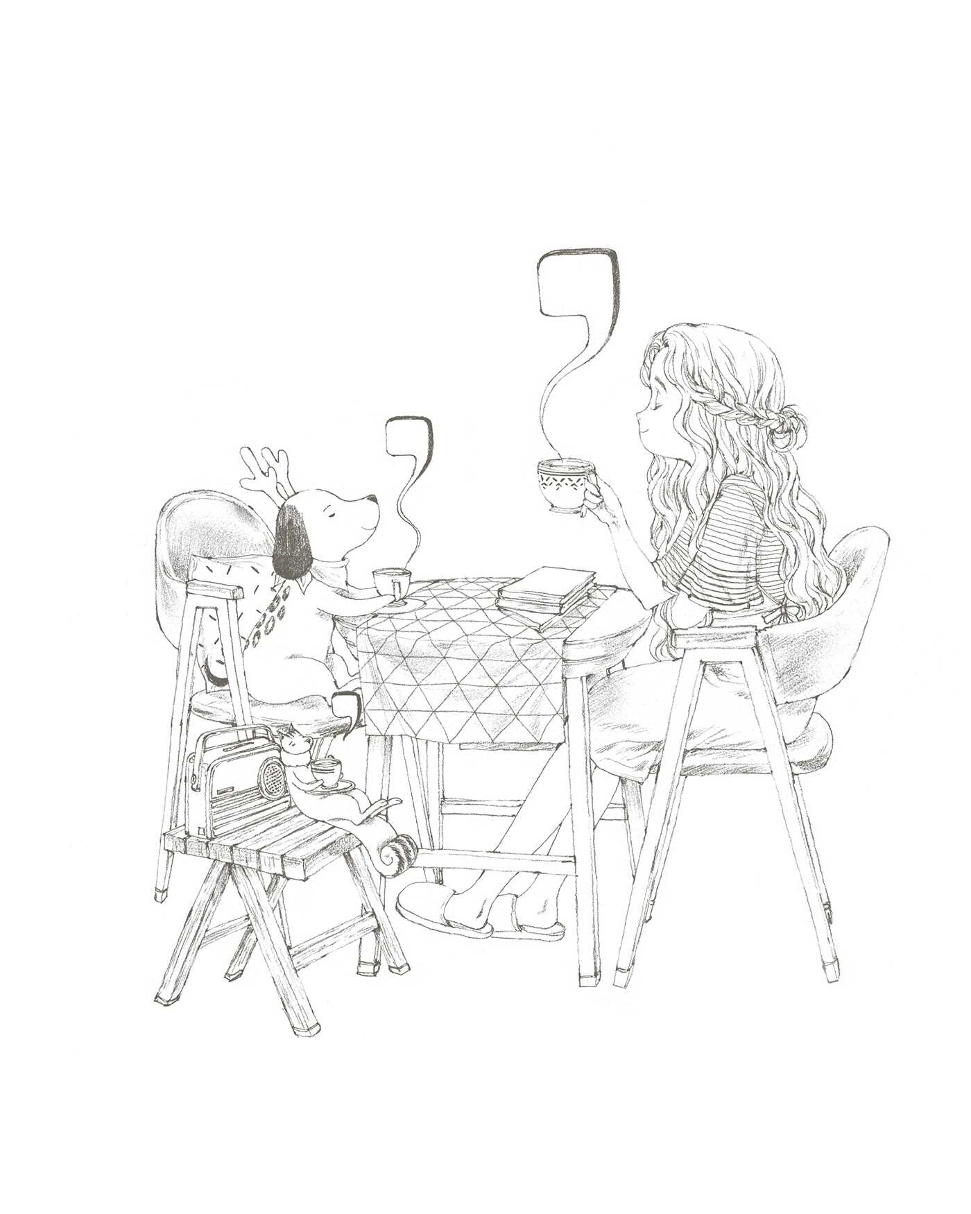 The Forest Girl's Coloring Book Book by Aeppol Official Publisher Page Simon & Schuster