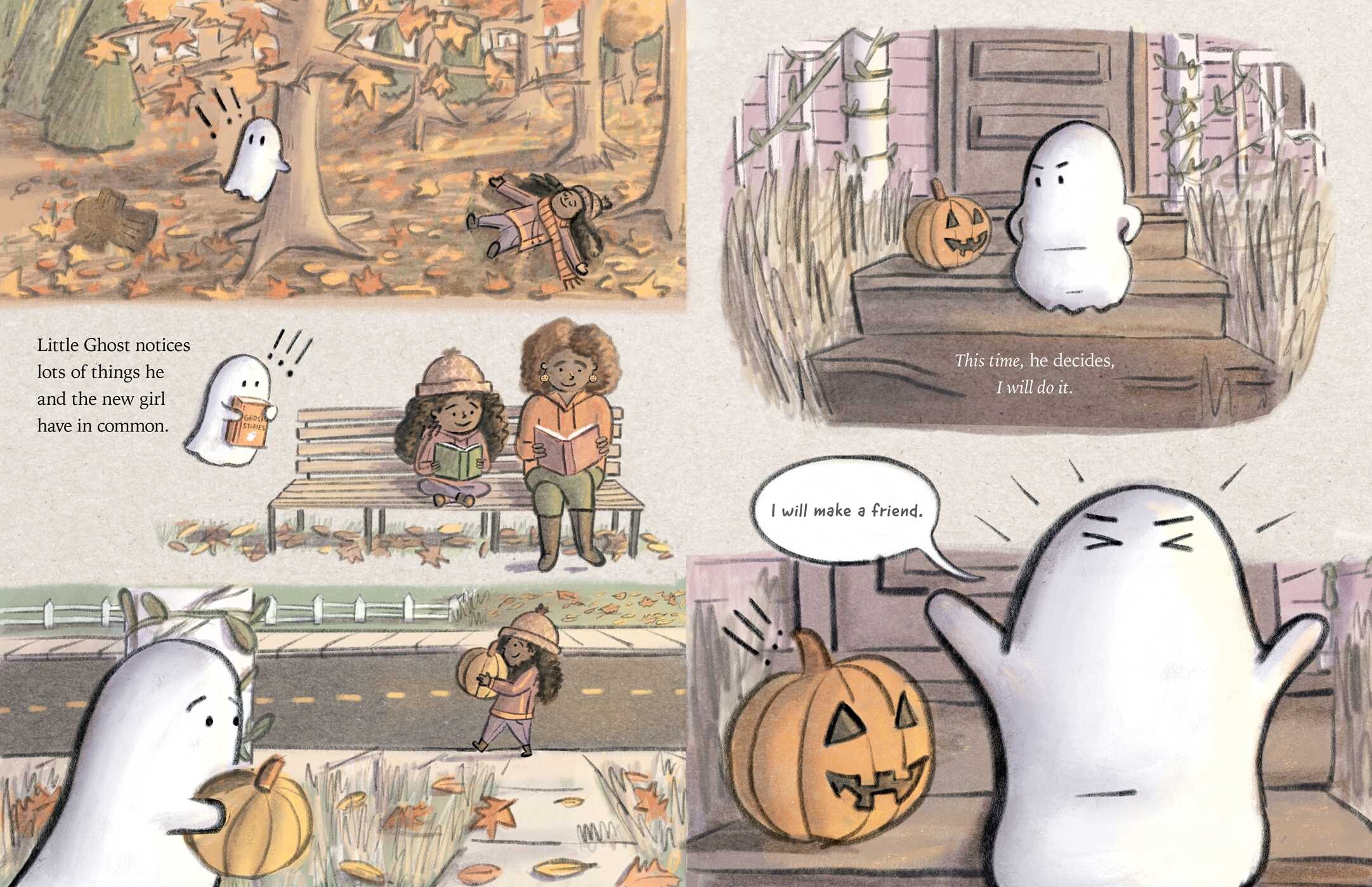 Little Ghost Makes a Friend