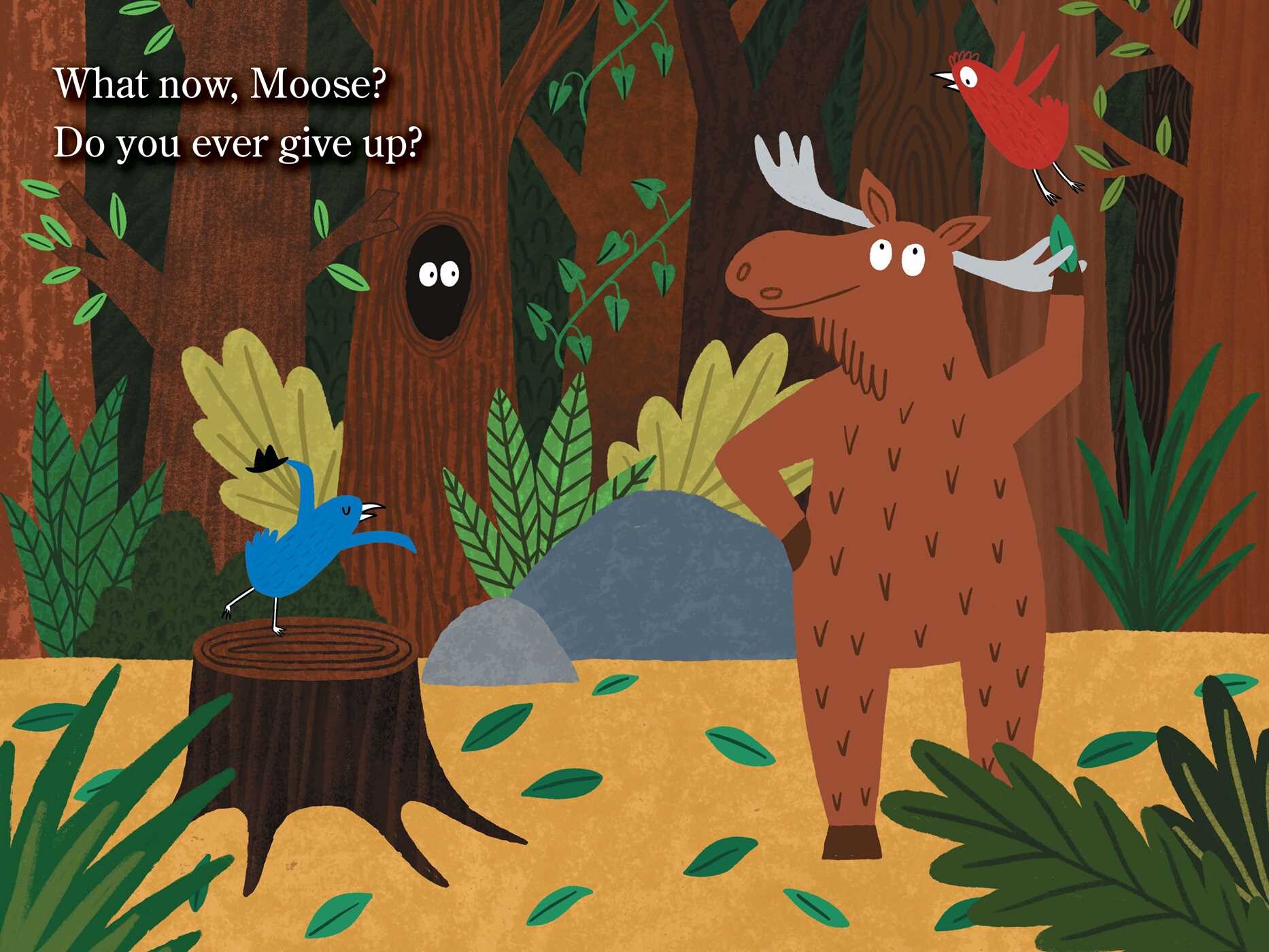 Two Birds . . . and a Moose