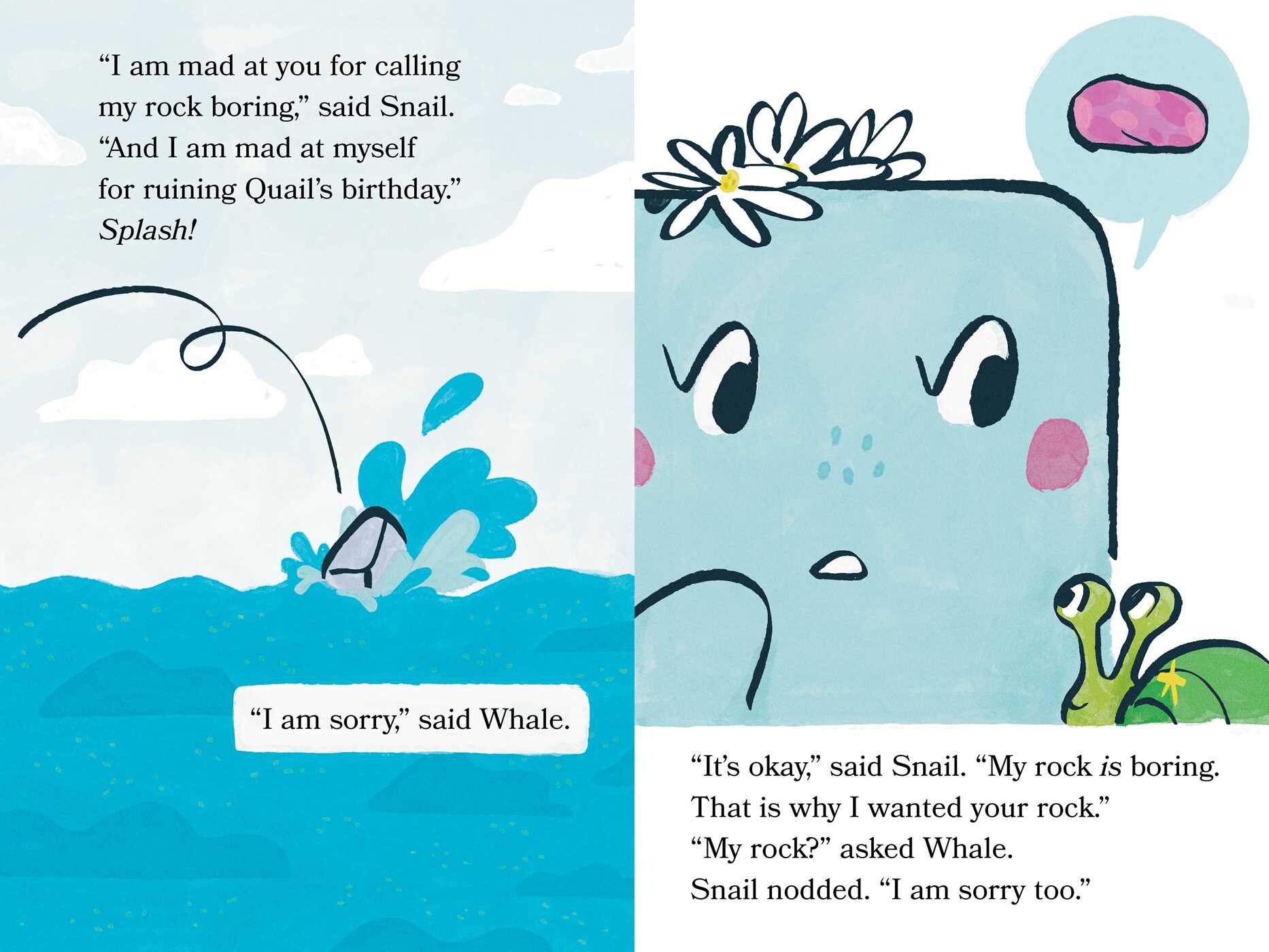 Whale and the Birthday Rocks