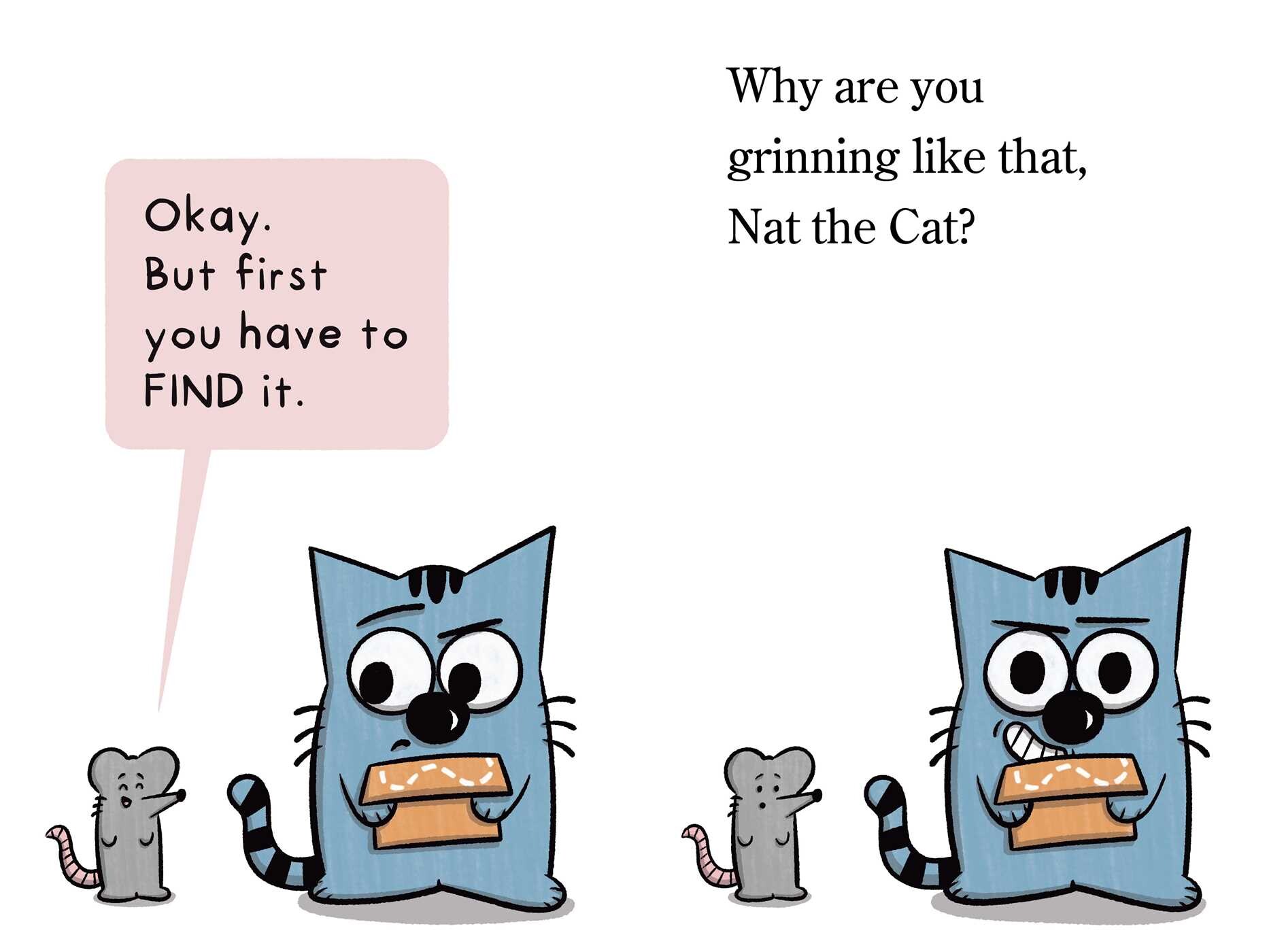 Nat the Cat Finds a Map