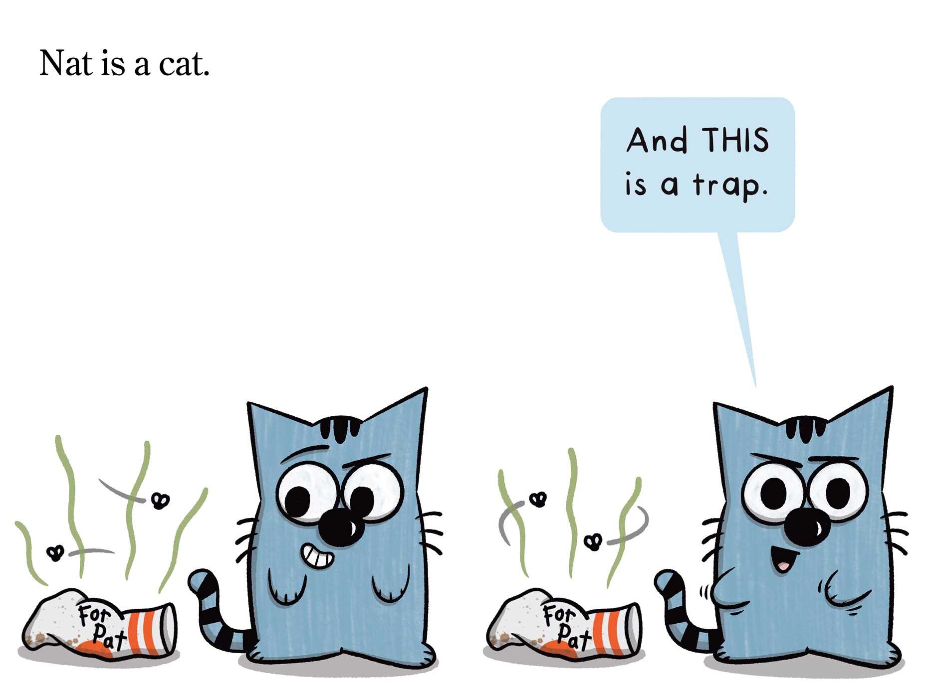 Nat the Cat Sets a Trap