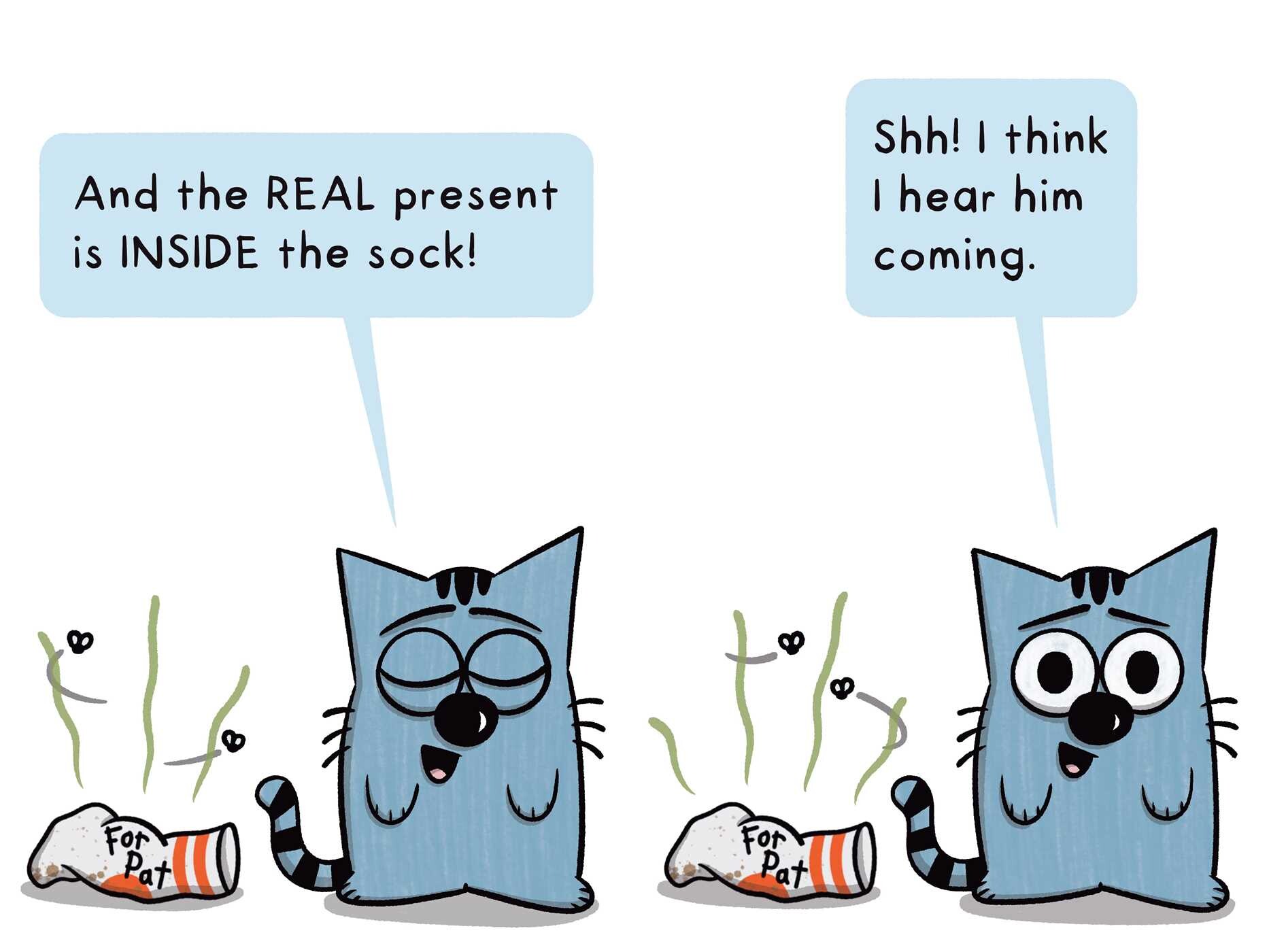 Nat the Cat Sets a Trap
