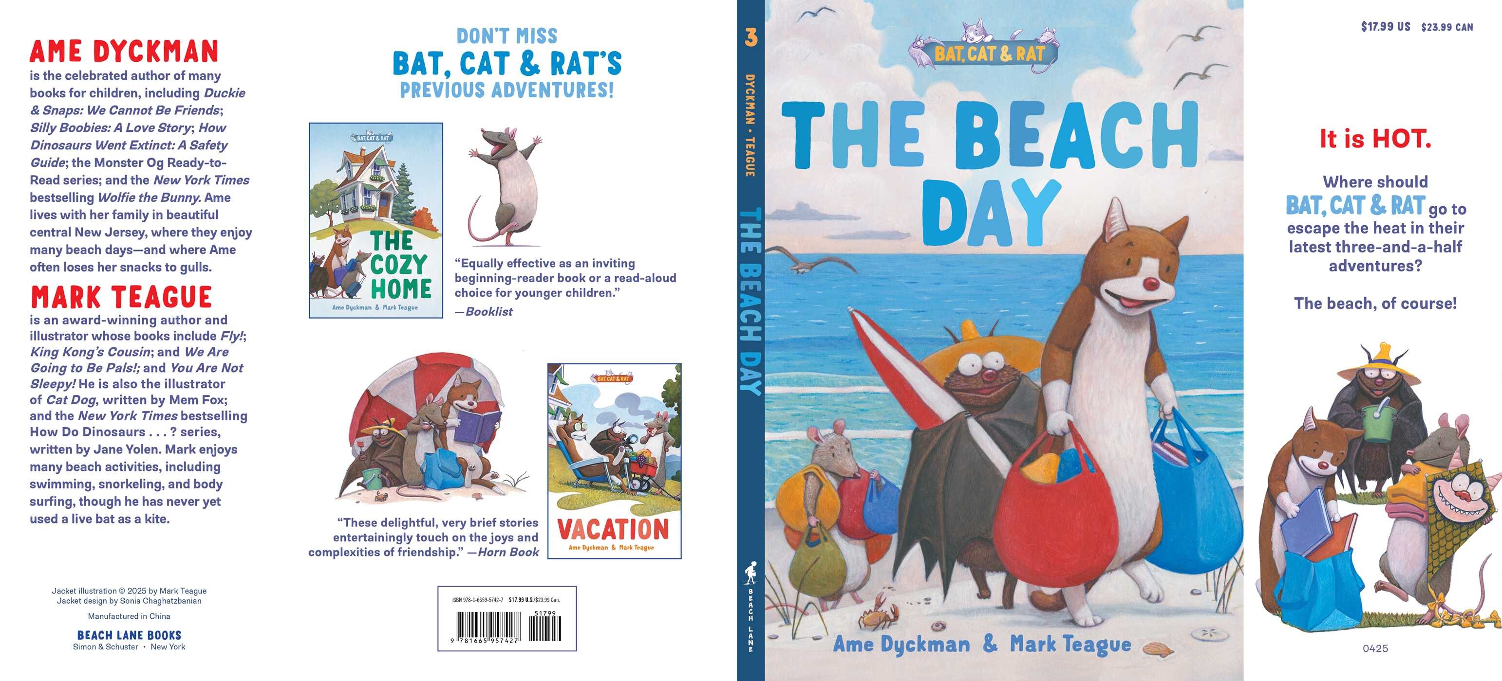 The Beach Day | Book by Ame Dyckman, Mark Teague | Official Publisher ...