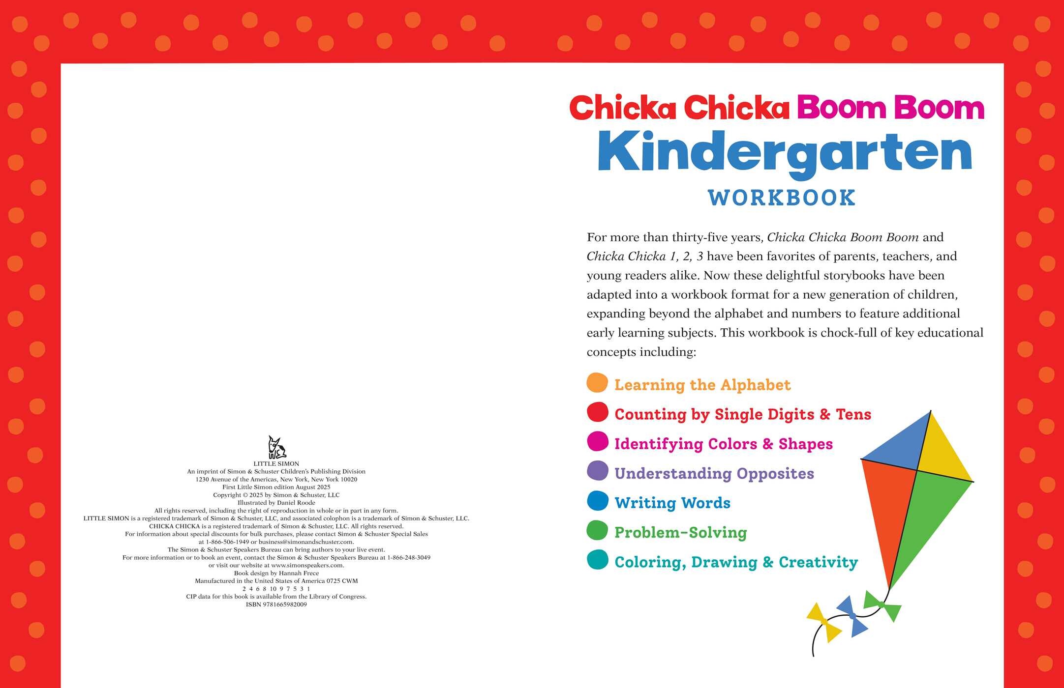 Chicka Chicka Boom Boom Kindergarten Workbook