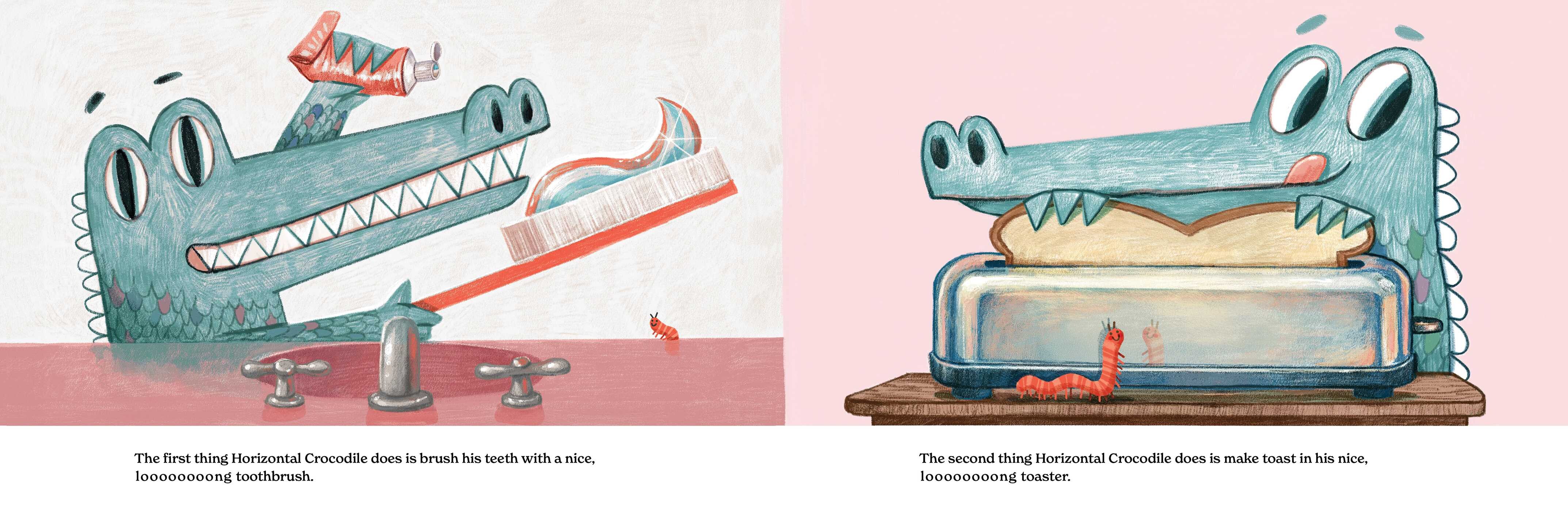 Horizontal Crocodile