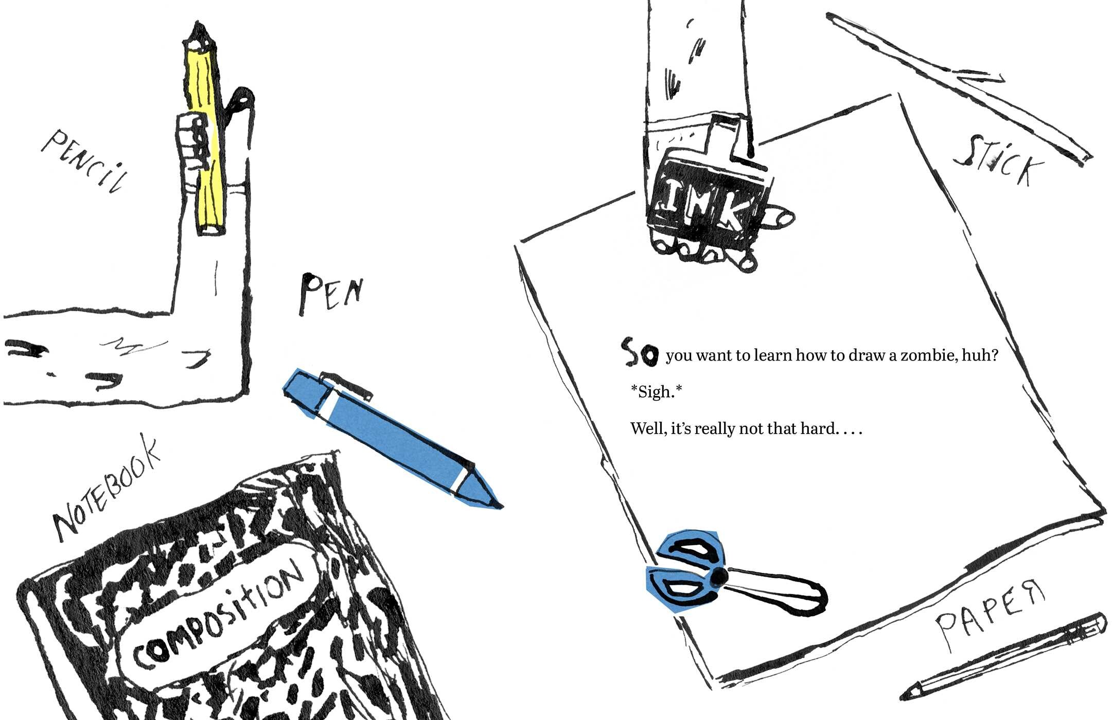 How to Draw a Zombie