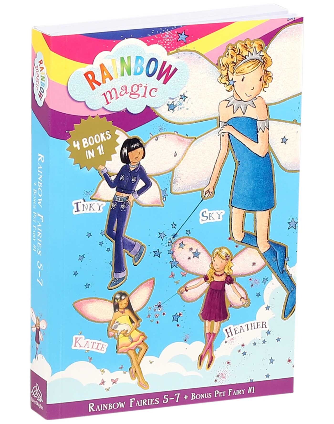 Rainbow Magic Rainbow Fairies: Books #5-7 with Special Pet Fairies Book #1
