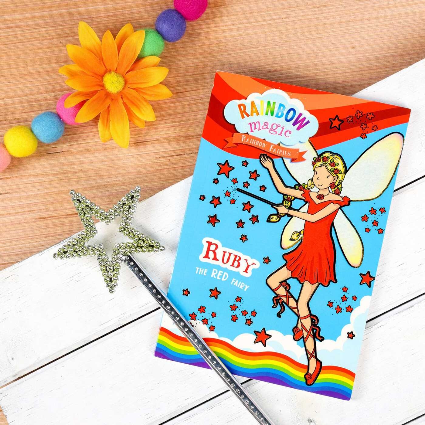 Rainbow Magic Rainbow Fairies Book 1 Ruby the Red Fairy Book by