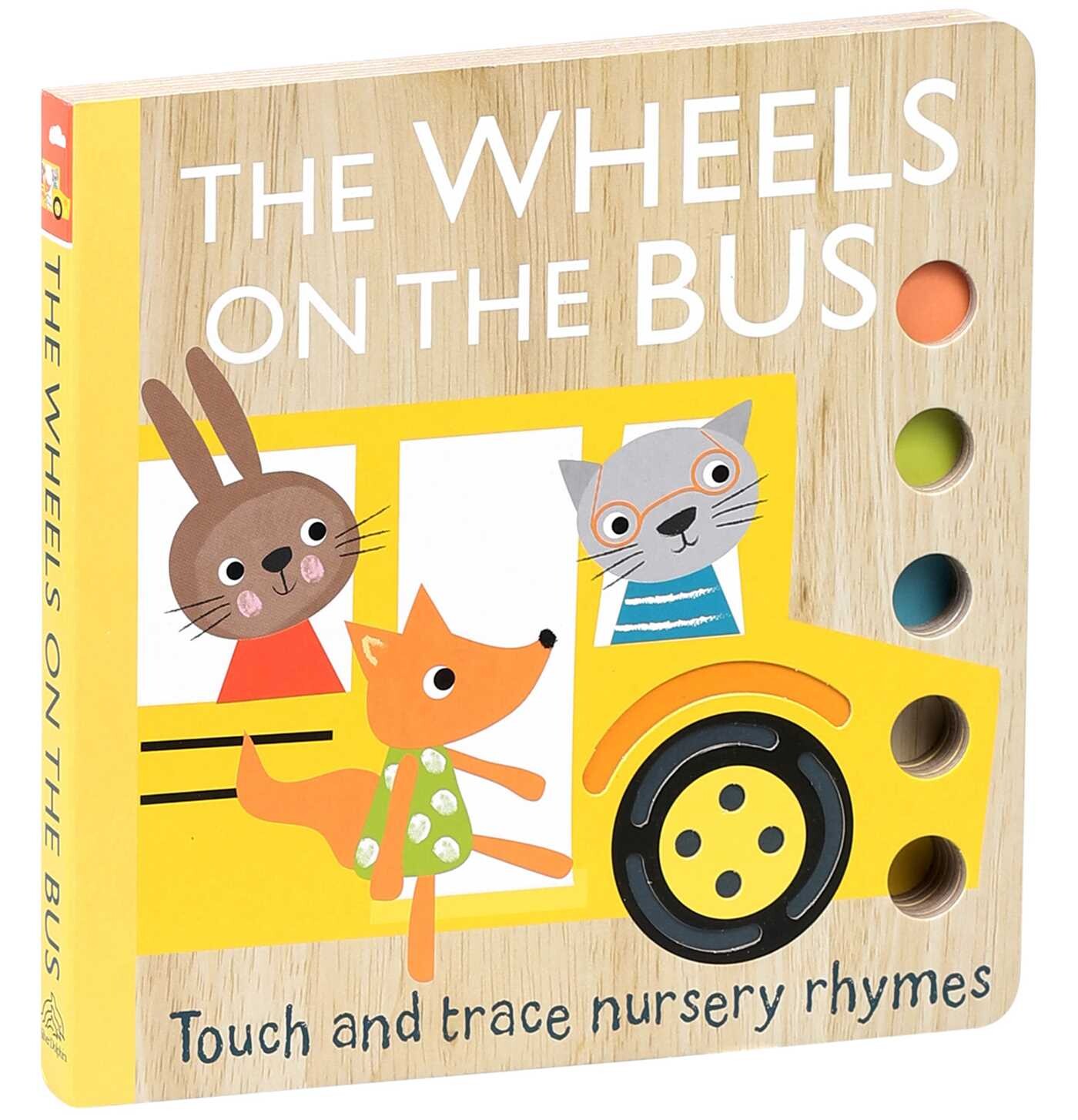 Touch and Trace Nursery Rhymes: The Wheels on the Bus (Board Book for Babies and Toddlers 0-2 years old)