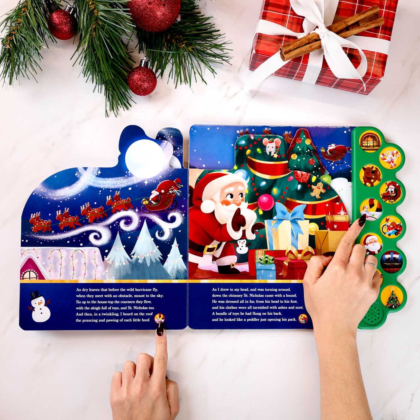Night Before Christmas 10-Button Sound Book