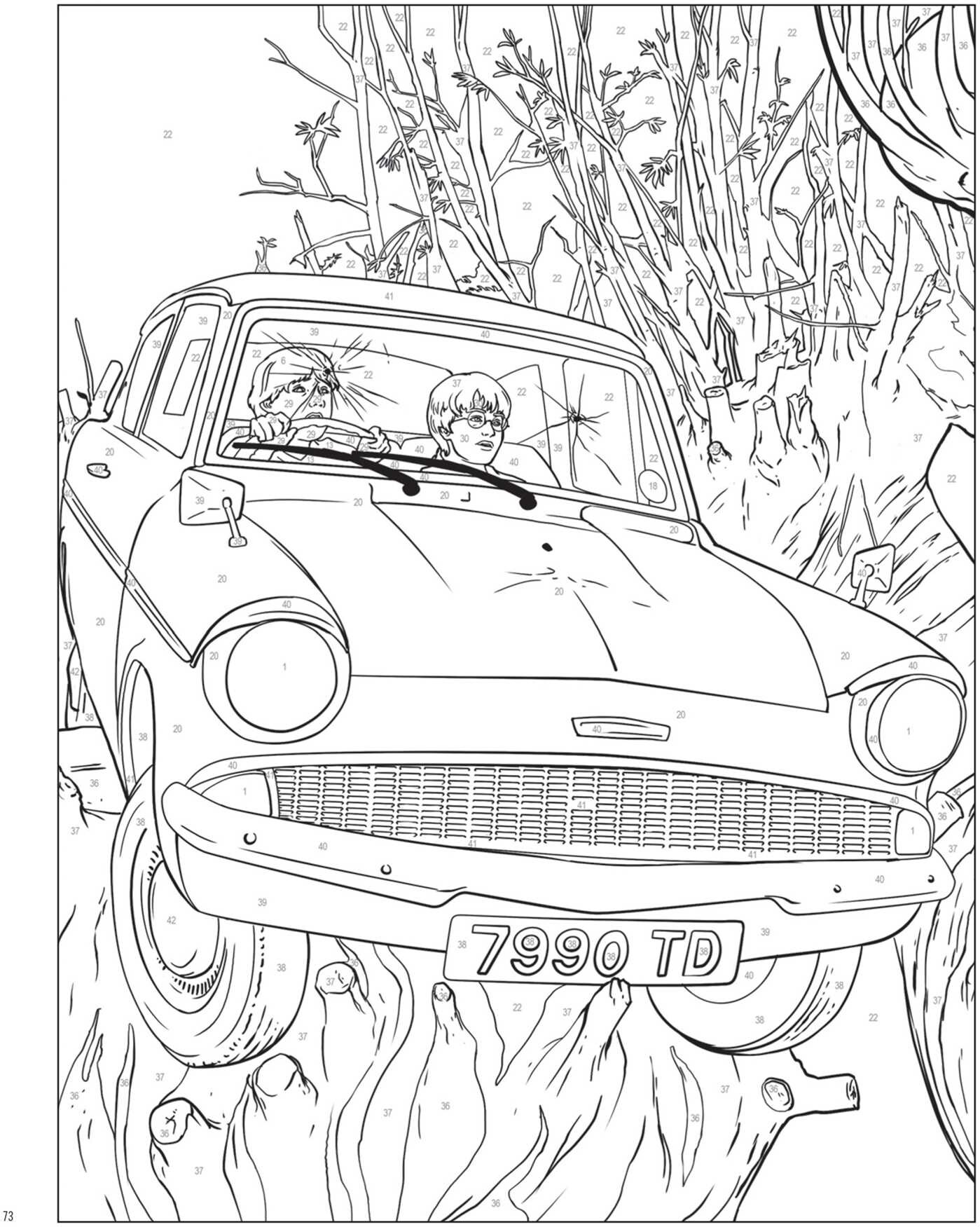 Harry Potter Color-by-Number | Book by Editors of Thunder Bay Press ...