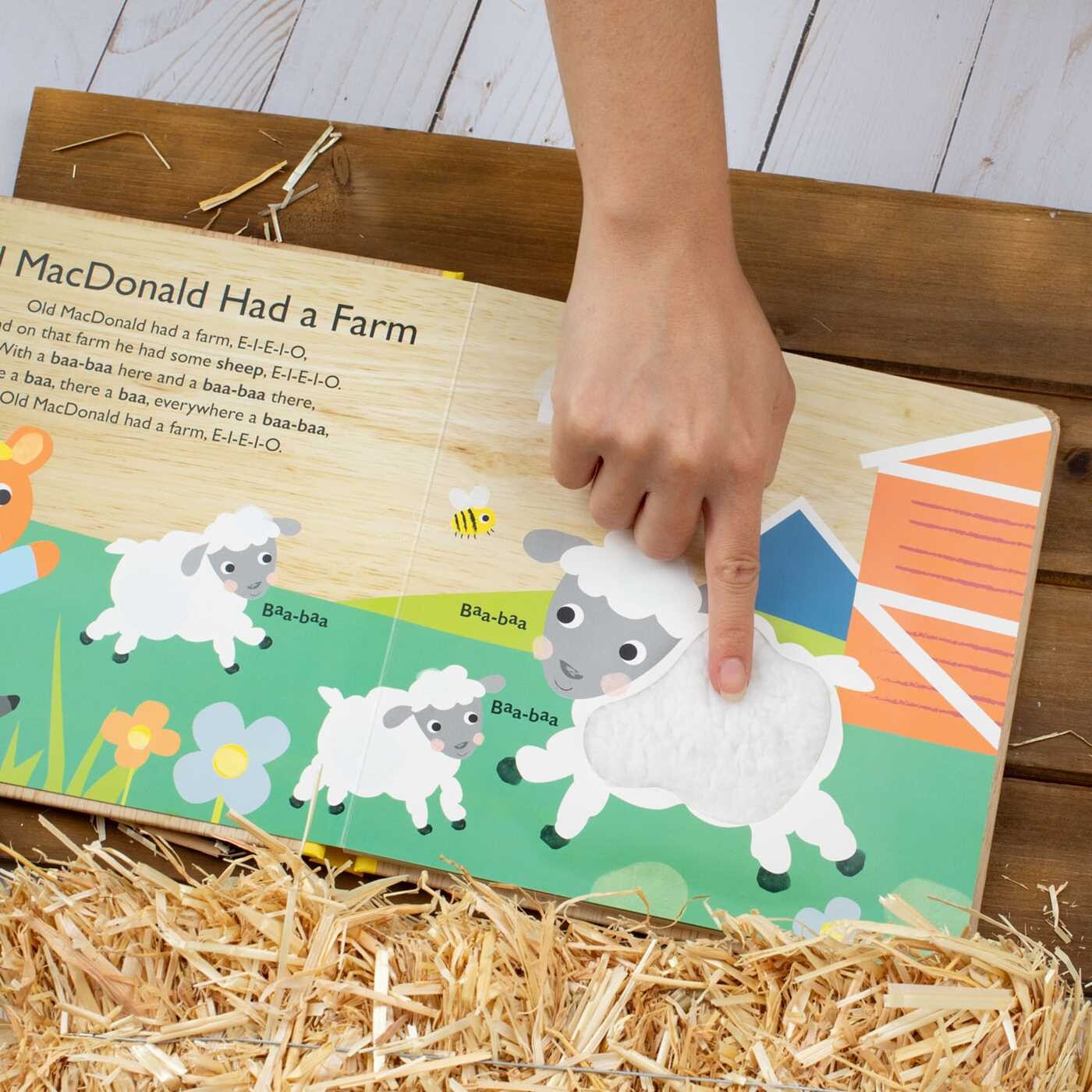 Old MacDonald Had a Farm: A Touch and Feel Nursery Rhyme (Board Book for Babies and Toddlers 0-2 years old)