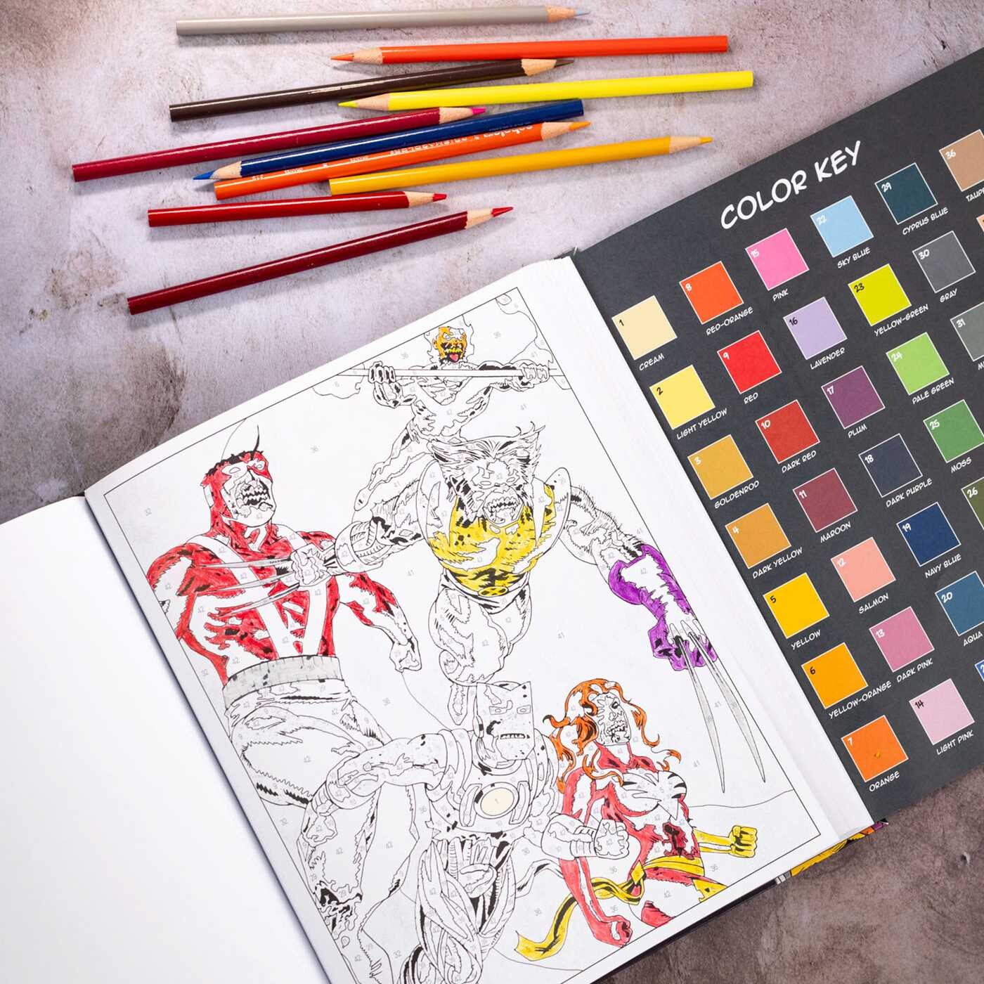 Marvel Zombies Color-by-Number