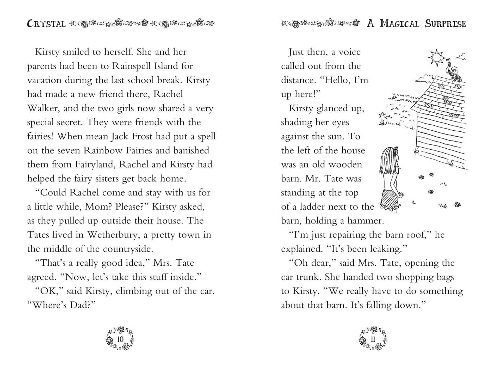 Rainbow Magic Weather Fairies 1 Crystal the Snow Fairy Book by