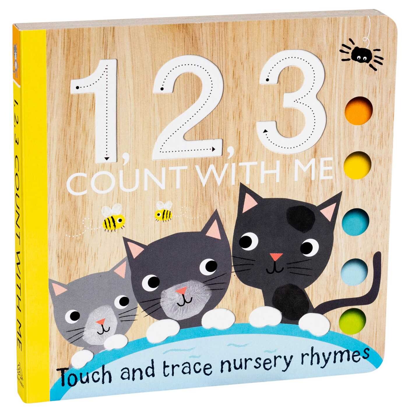 Touch and Trace: 1, 2, 3 Count with Me (Board Book for Babies and Toddlers 0-2 years old)