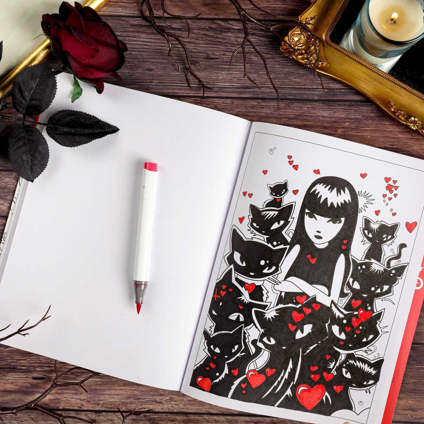 Emily the Strange Coloring Book