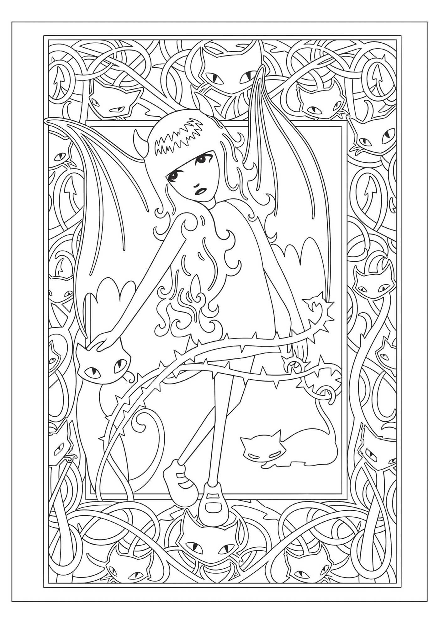 Emily the Strange Coloring Book