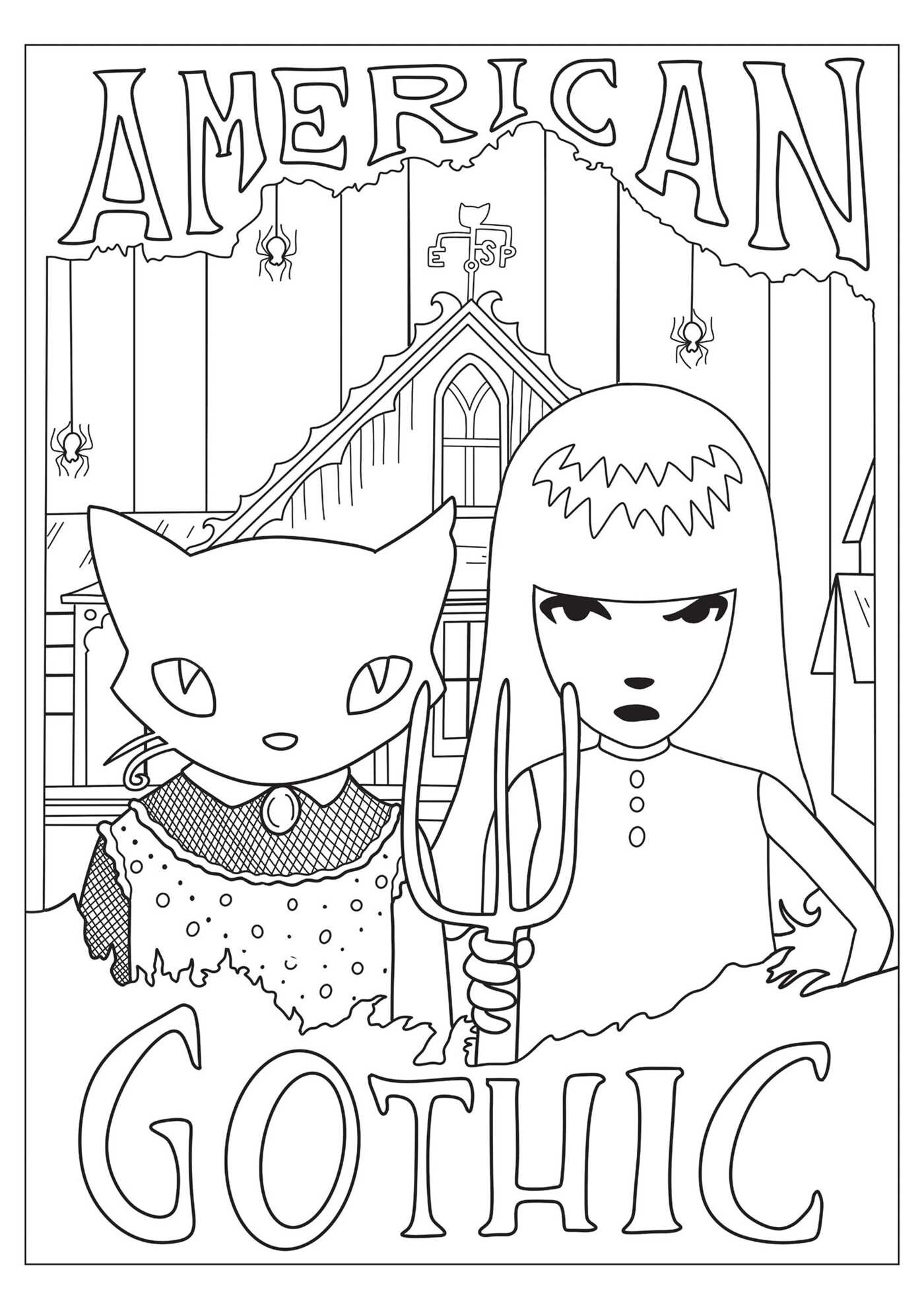 Emily the Strange Coloring Book