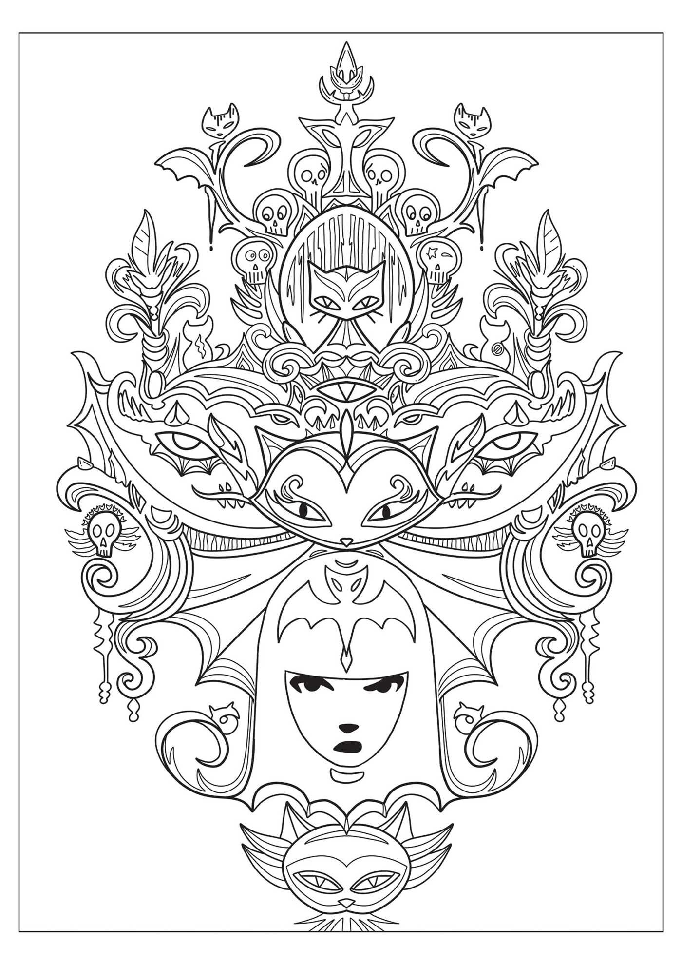 Emily the Strange Coloring Book