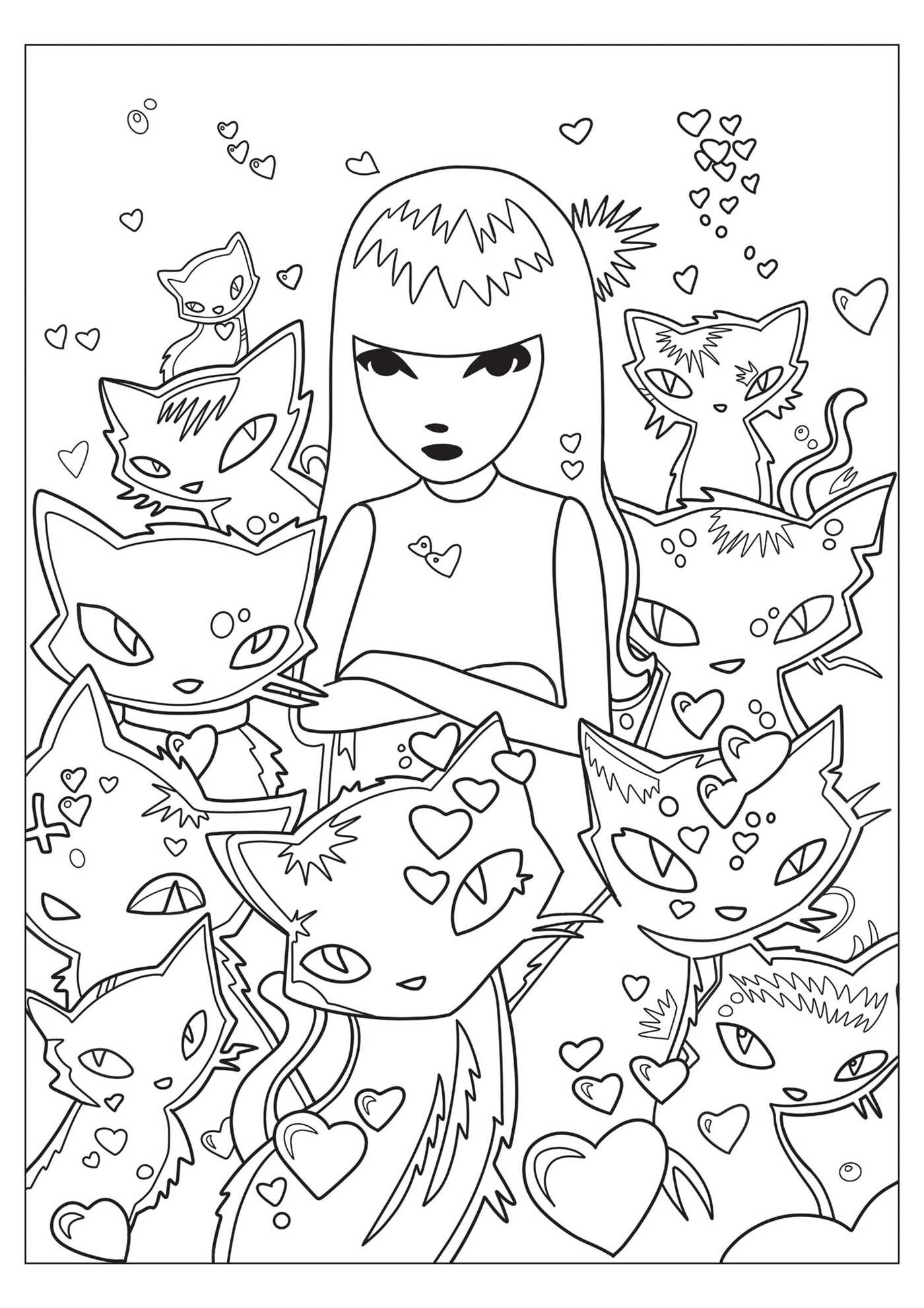 Emily the Strange Coloring Book