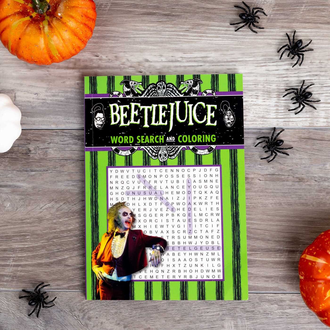 Beetlejuice Word Search and Coloring