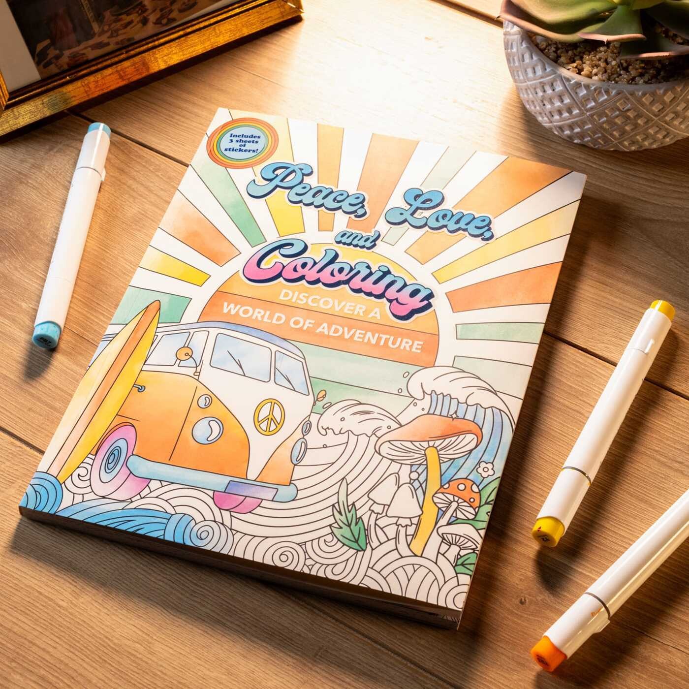 Peace, Love, and Coloring