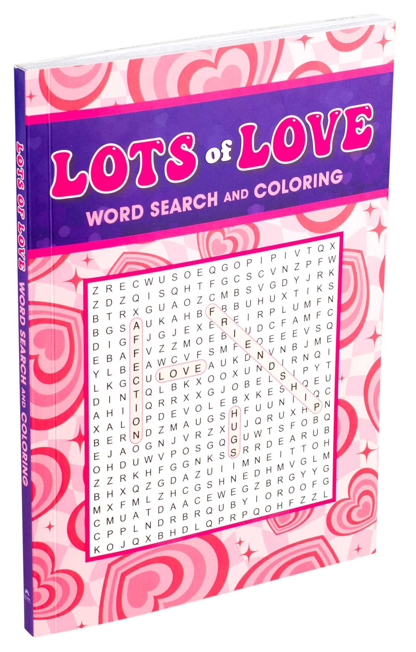 Lots of Love Word Search and Coloring Book by Editors of Thunder Bay