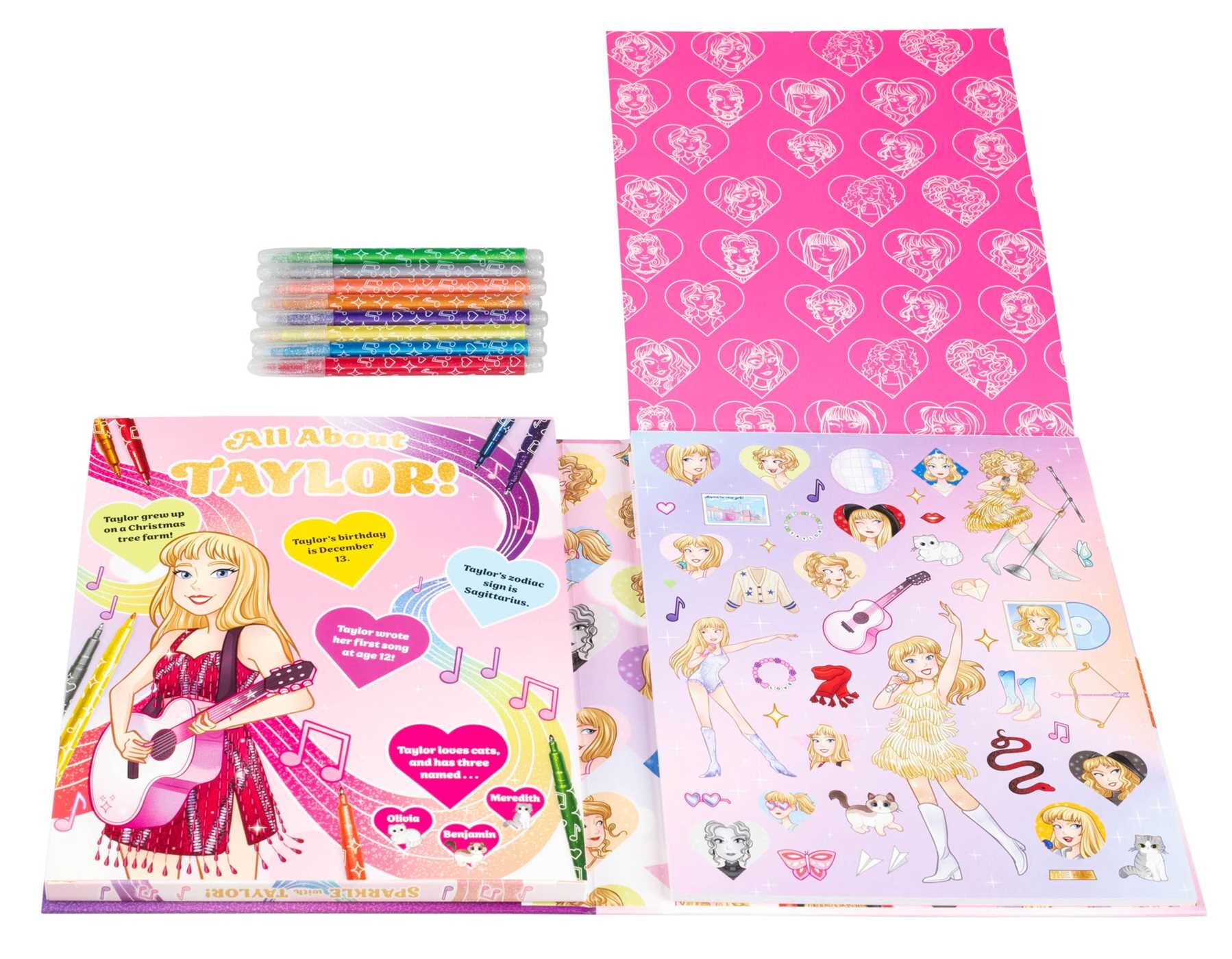 Sparkle with Taylor! A Glitter Coloring Kit
