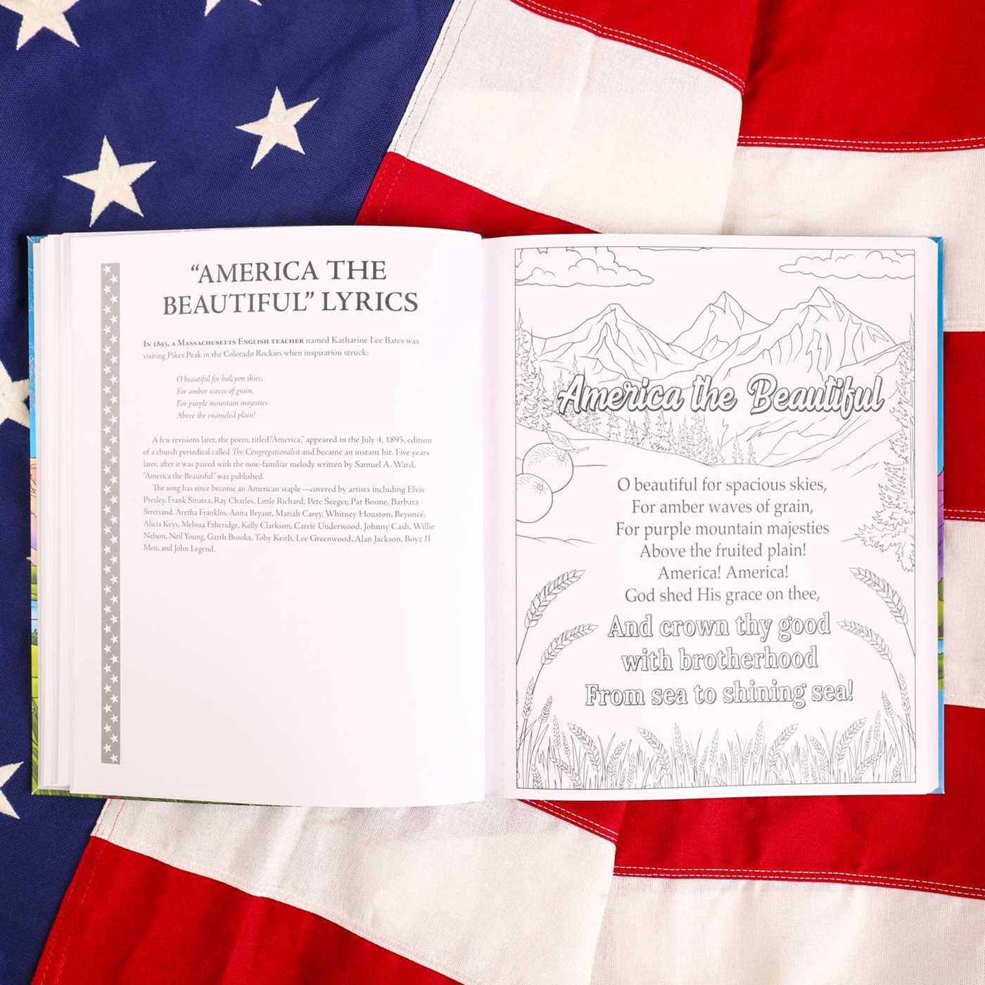 America the Beautiful Coloring