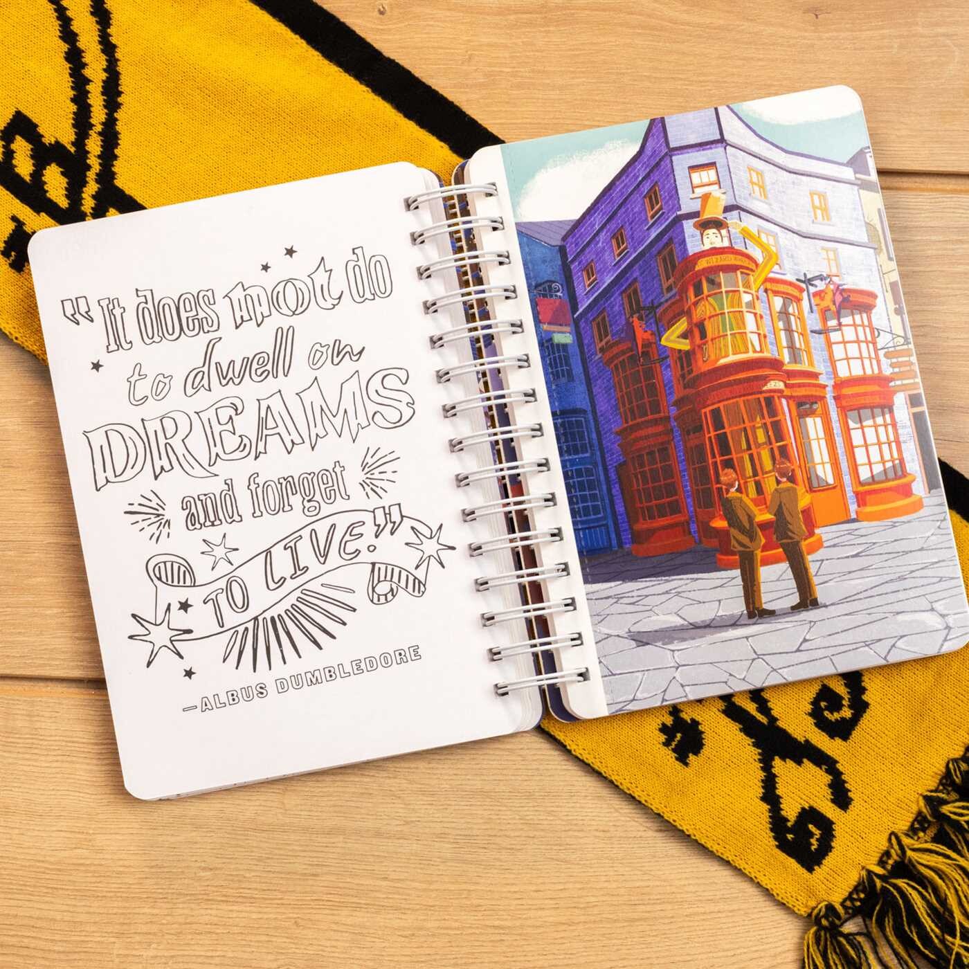 2026 Harry Potter Magical Moments 18-Month Coloring Planner