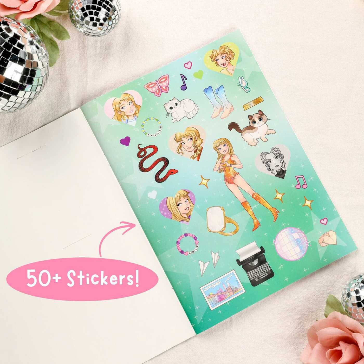 Taylor Swift Friends Forever Coloring & Activity Book with Friendship Bracelet Kit