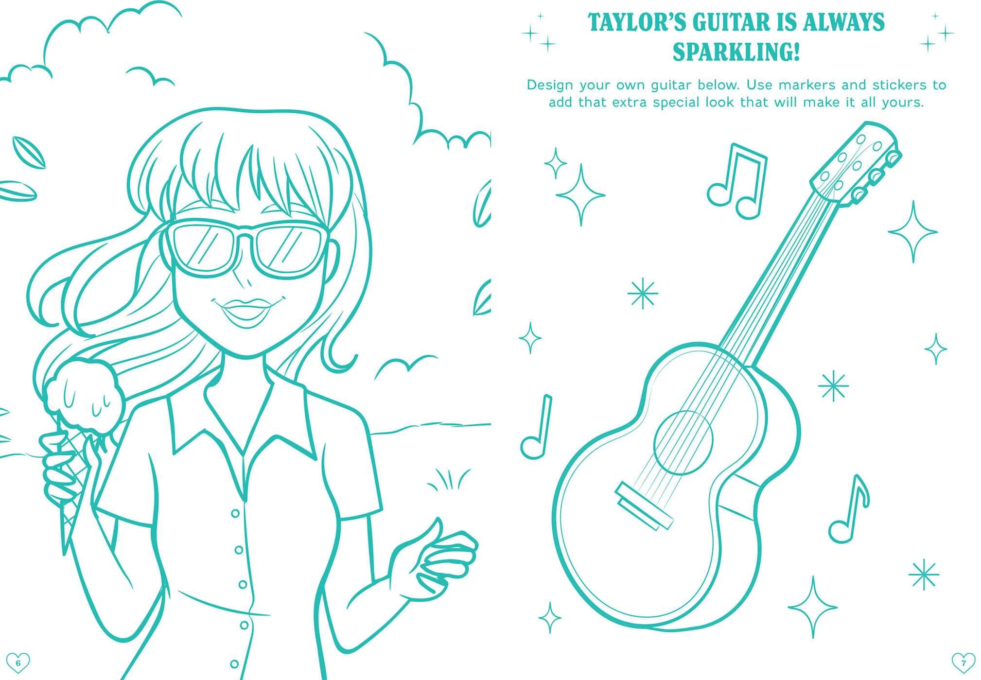 Taylor Swift Friends Forever Coloring & Activity Book with Friendship Bracelet Kit