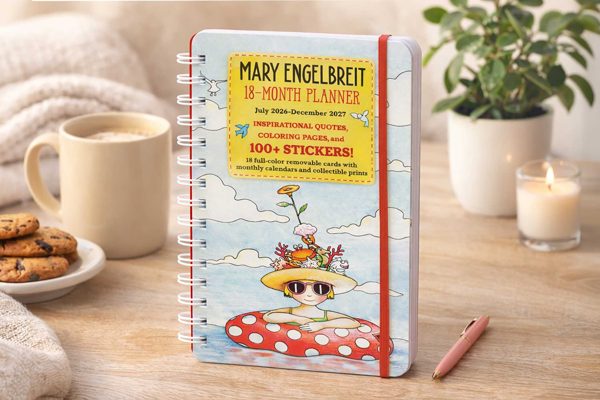 Mary Engelbreit 18-Month Coloring Planner: July 2026-December 2027