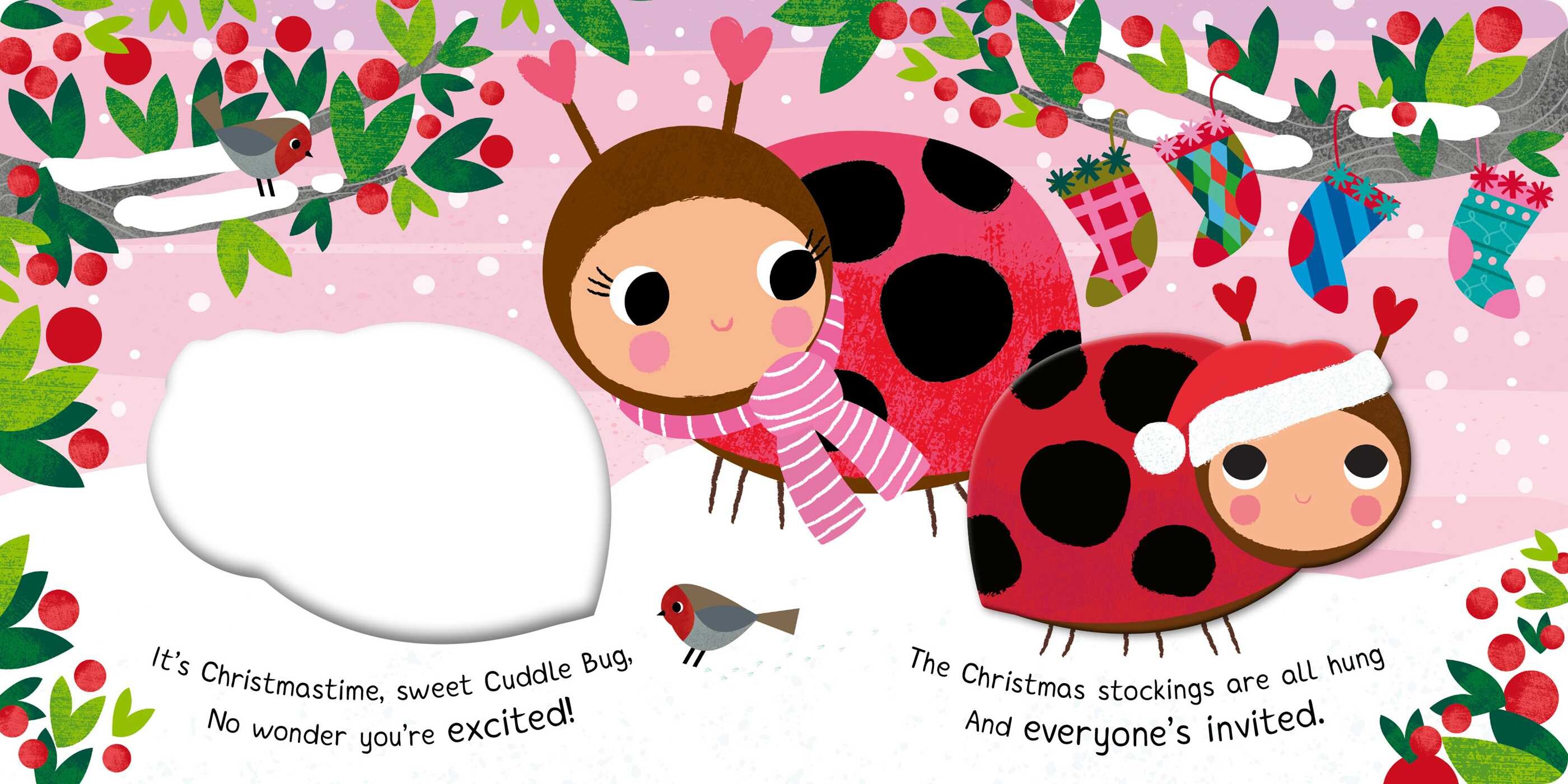 Merry Christmas, My Little Cuddle Bug (Board Book for Babies and Toddlers 0-2 years old)