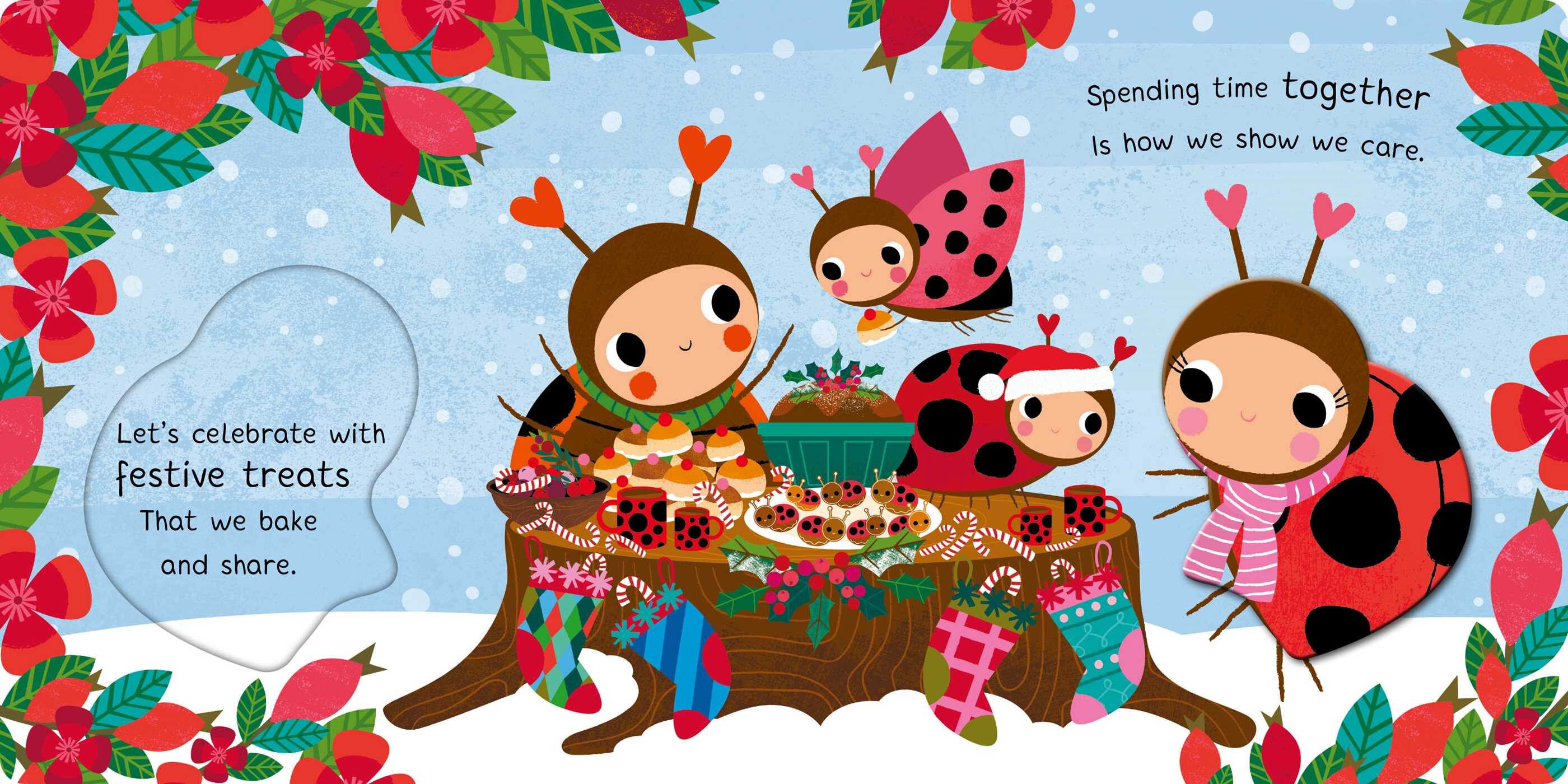 Merry Christmas, My Little Cuddle Bug (Board Book for Babies and Toddlers 0-2 years old)