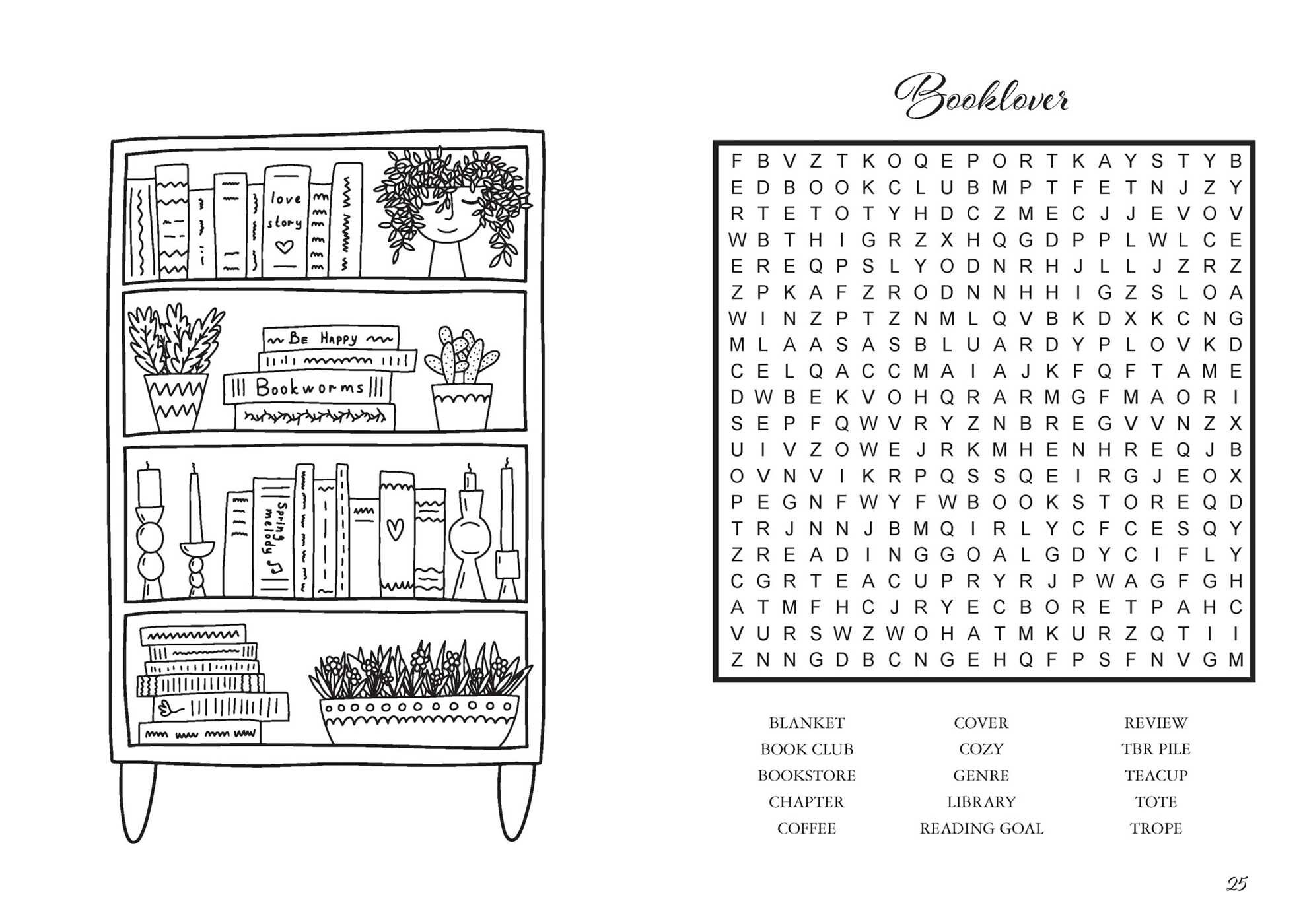 Feel the Love Word Search and Coloring