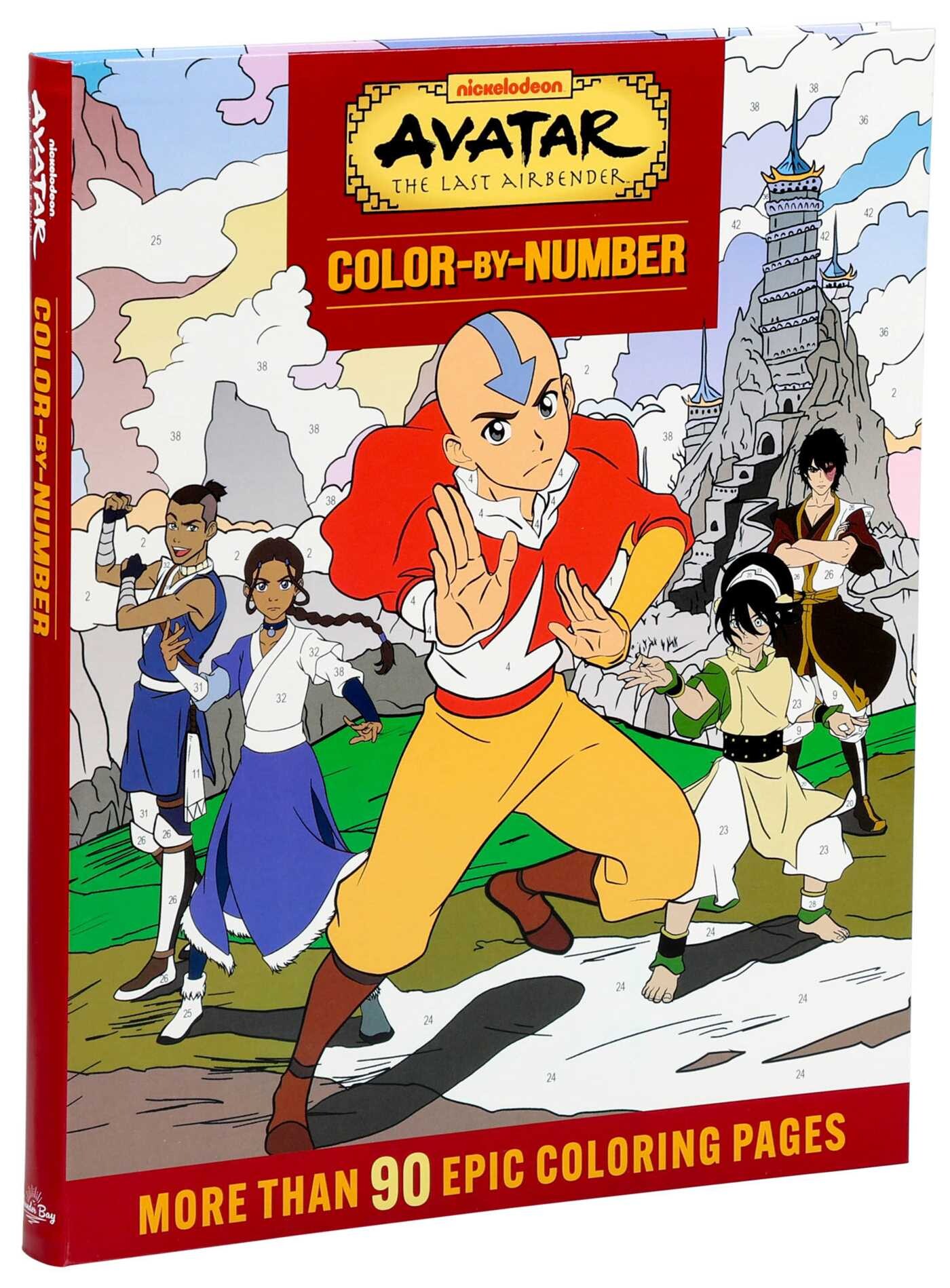 Avatar The Last Airbender Color-By-Number