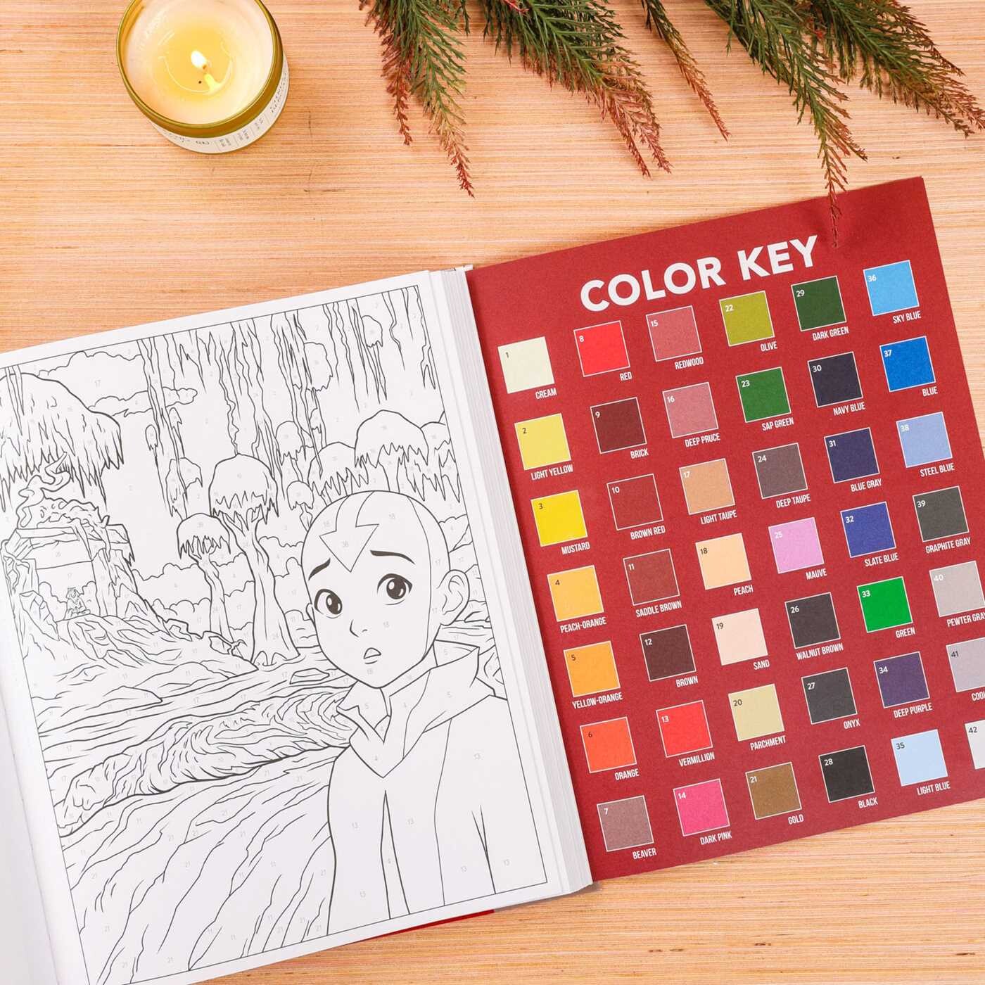 Avatar The Last Airbender Color-By-Number