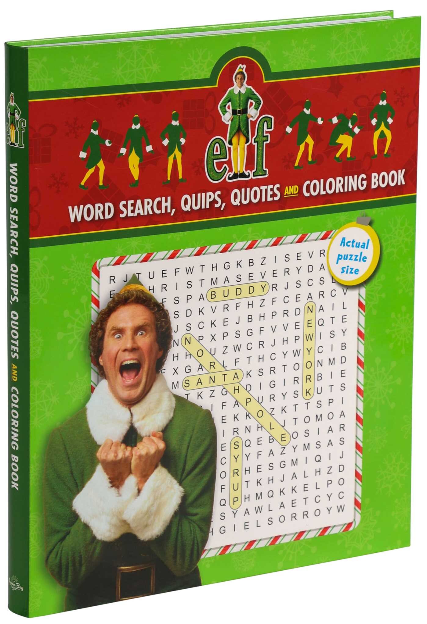 Elf Word Search, Quips, Quotes and Coloring Book