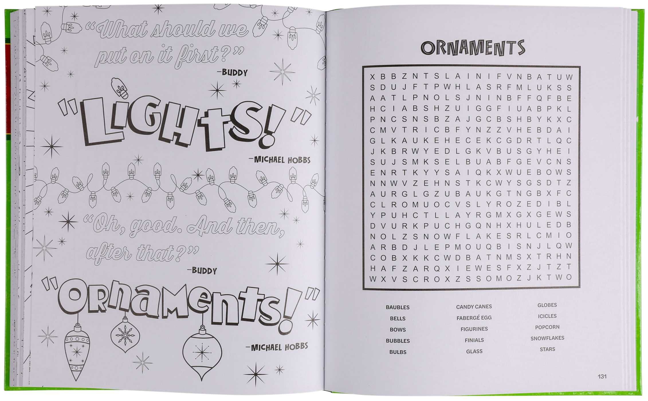 Elf Word Search, Quips, Quotes and Coloring Book