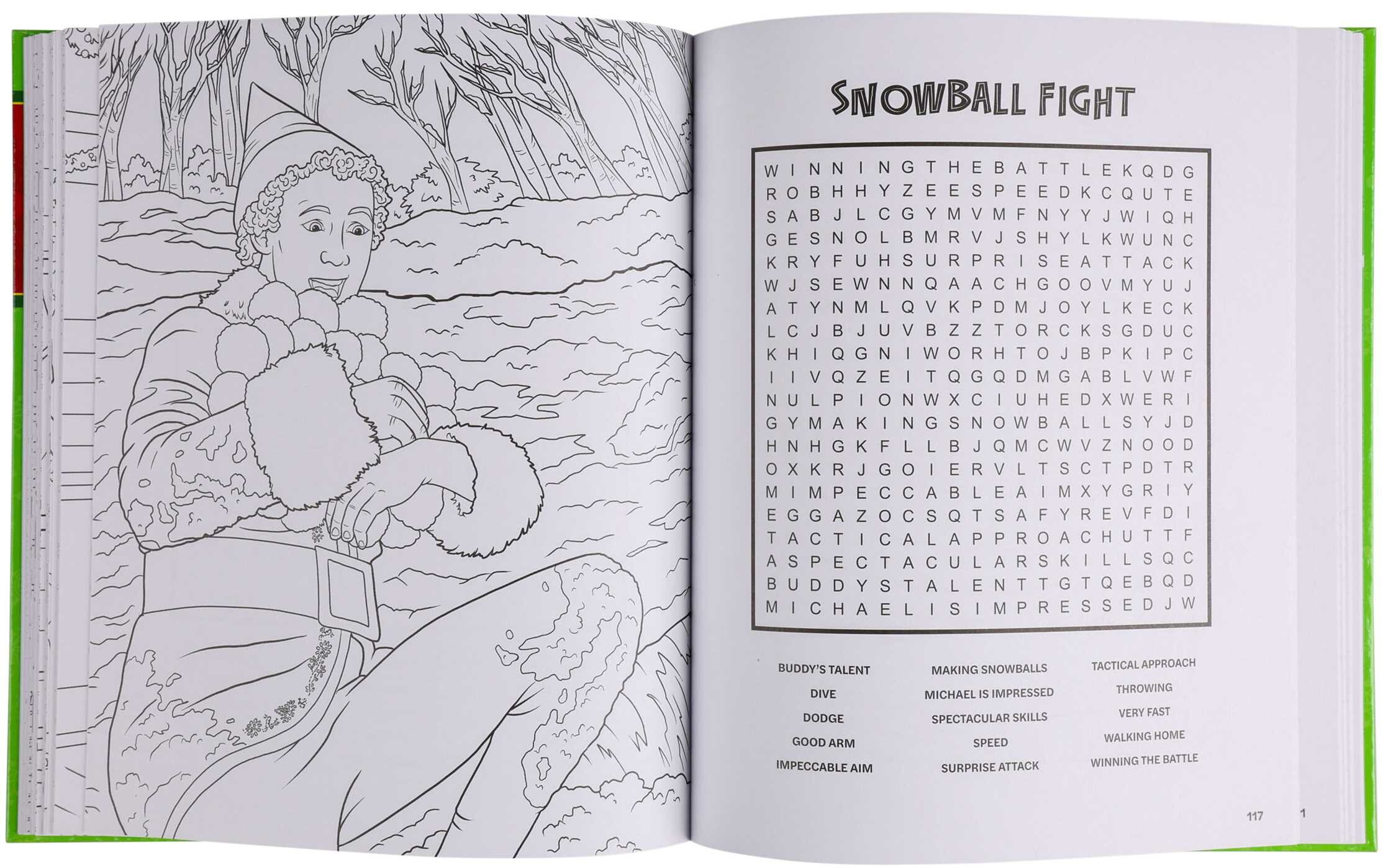 Elf Word Search, Quips, Quotes and Coloring Book