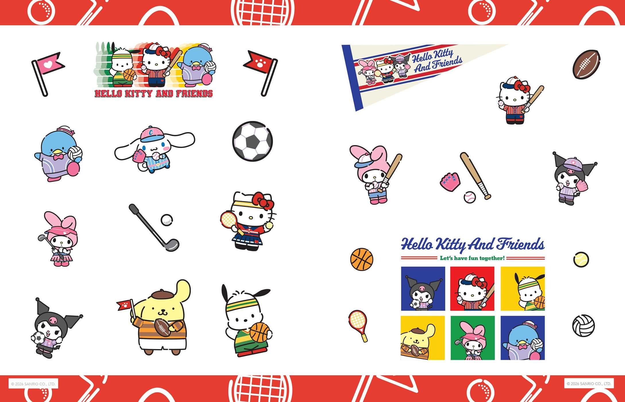 Hello Kitty and Friends Stickers