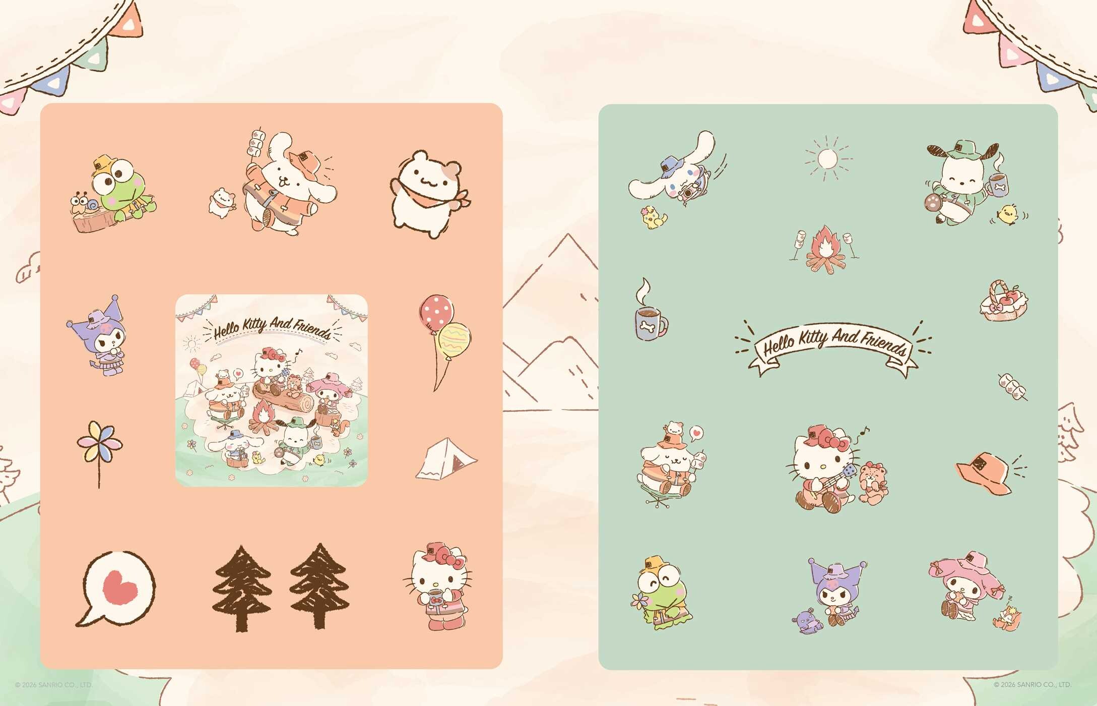 Hello Kitty and Friends Stickers