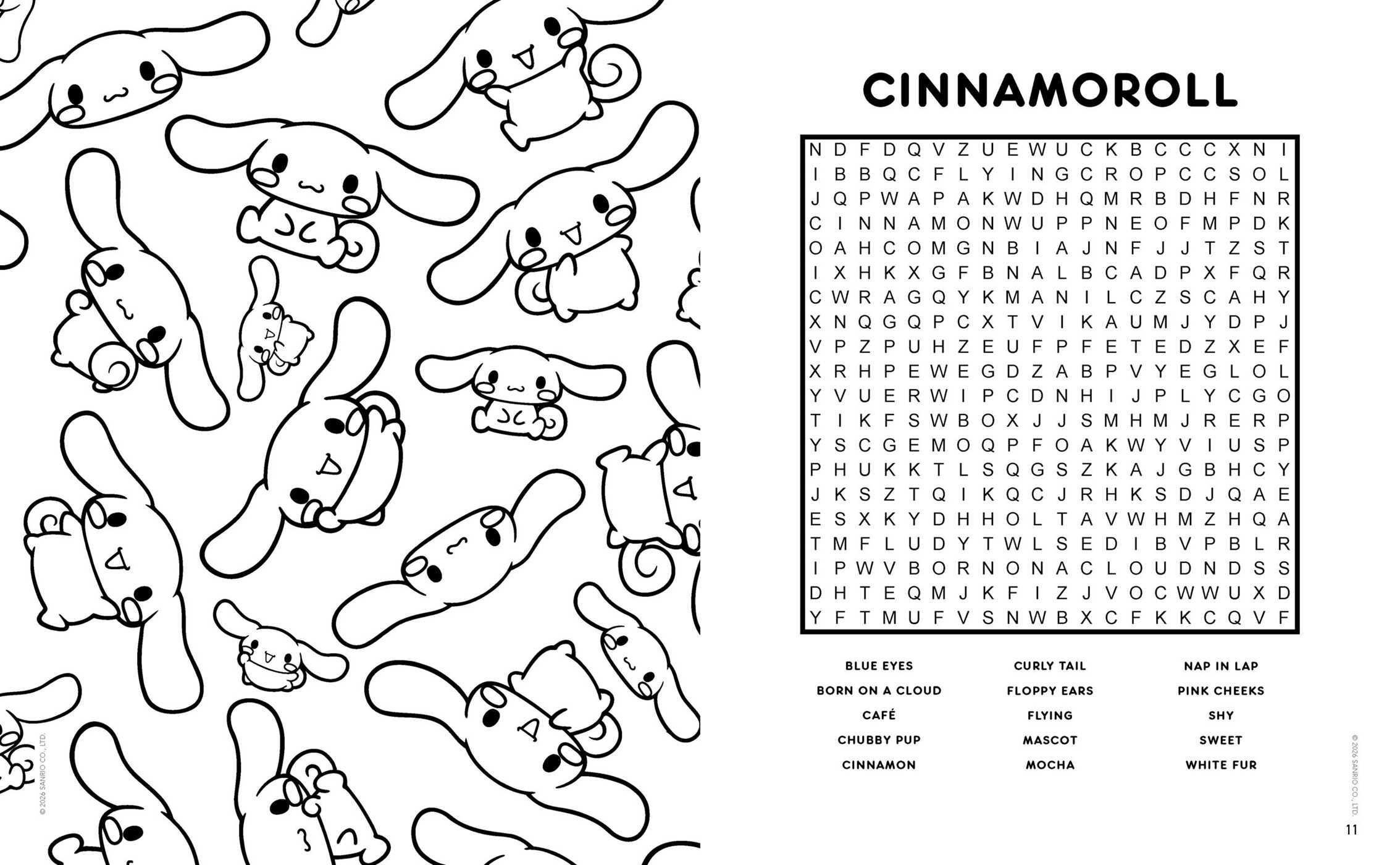 Hello Kitty and Friends Word Search, Quips, Quotes and Coloring Book