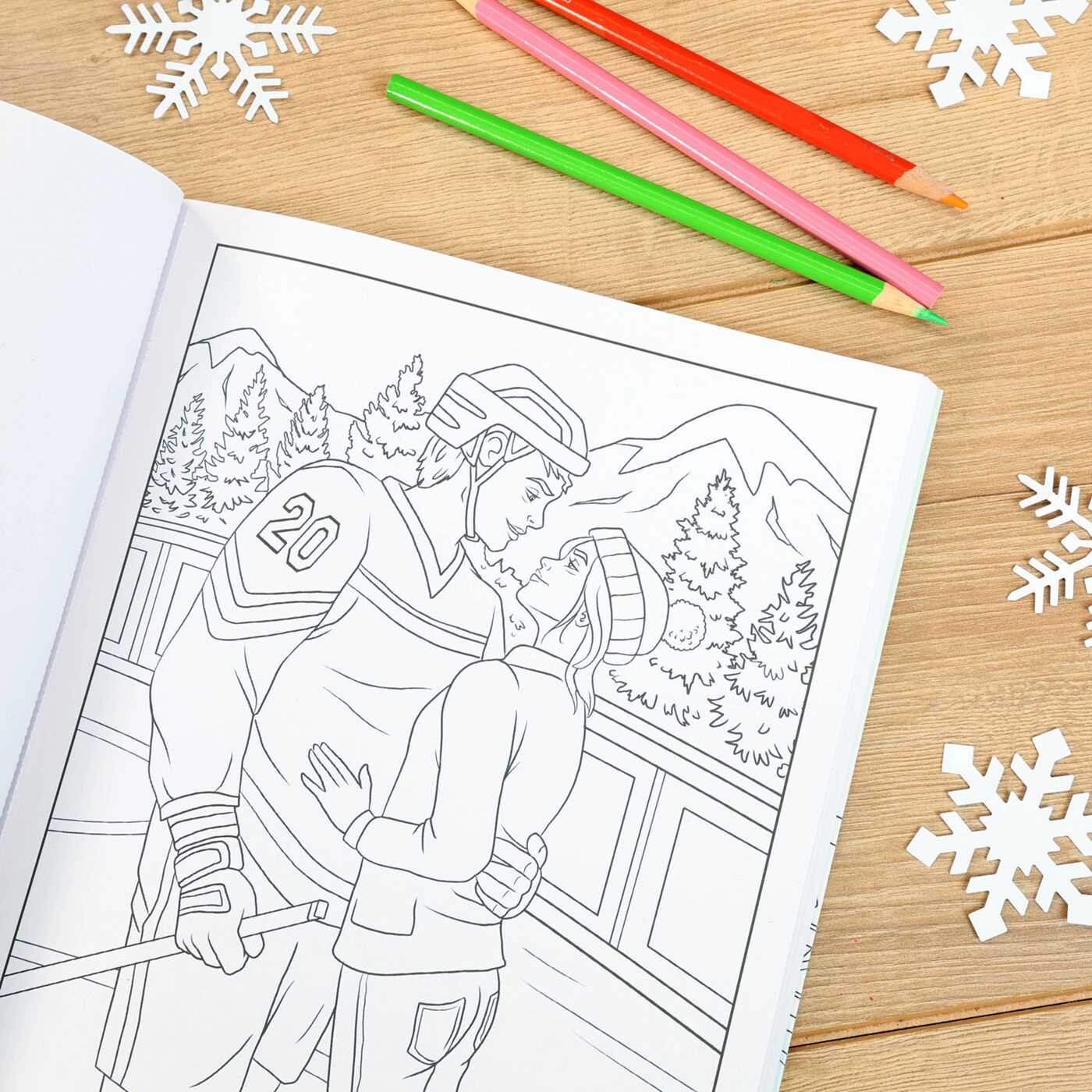 Love on the Ice Coloring