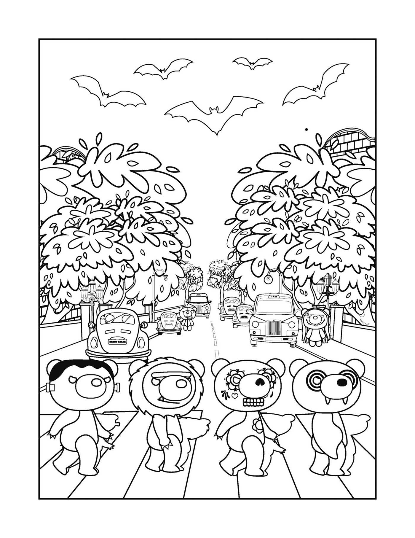 Deddy Bears Coloring