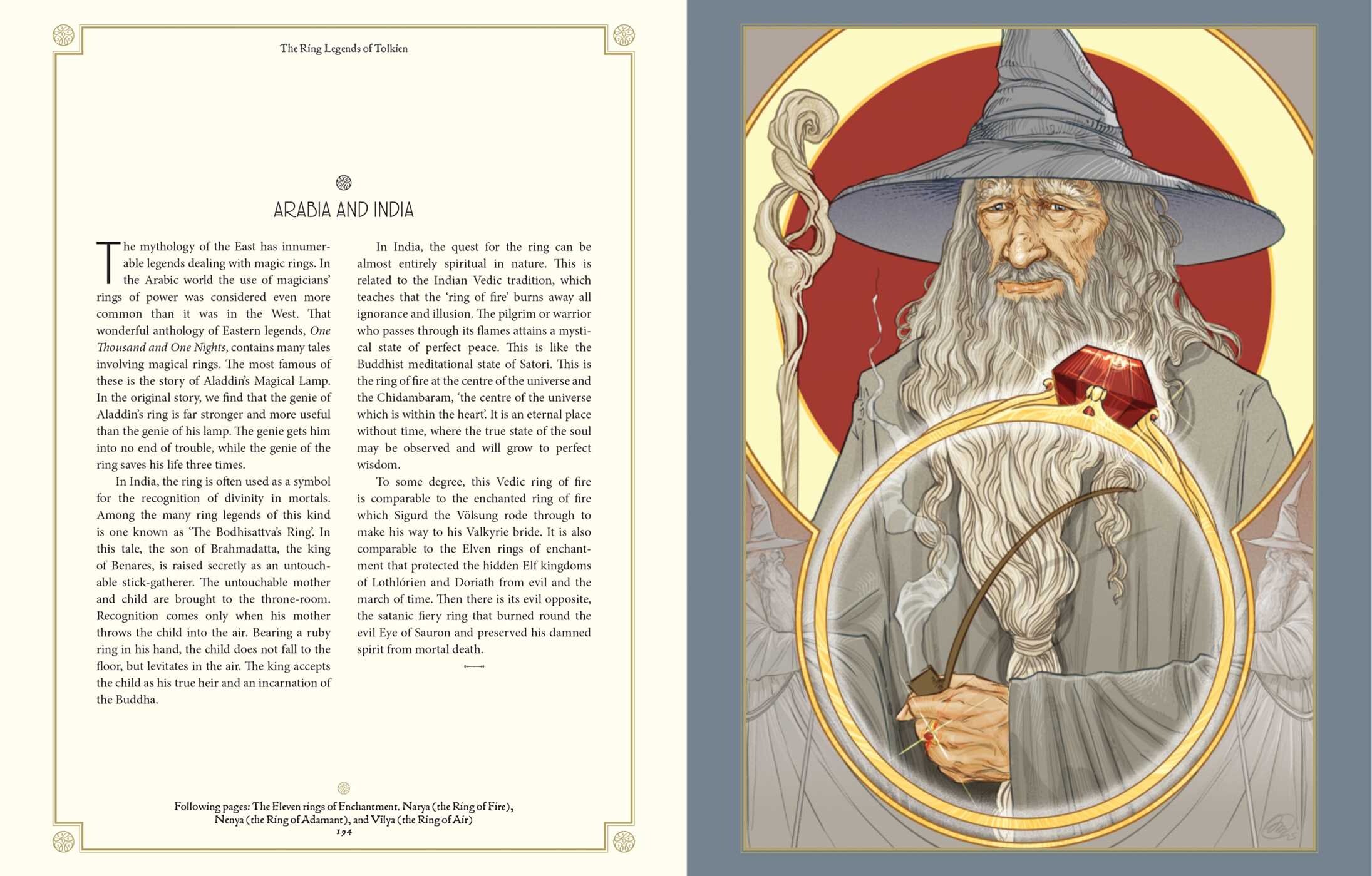 Ring Legends of Tolkien Deluxe Edition - Tolkien Reference Book for All Ages, Illustrated Lord of the Rings Guide