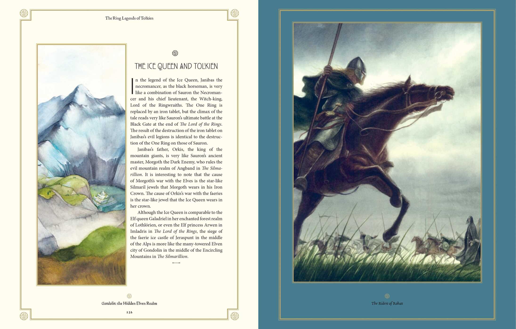 Ring Legends of Tolkien Deluxe Edition - Tolkien Reference Book for All Ages, Illustrated Lord of the Rings Guide